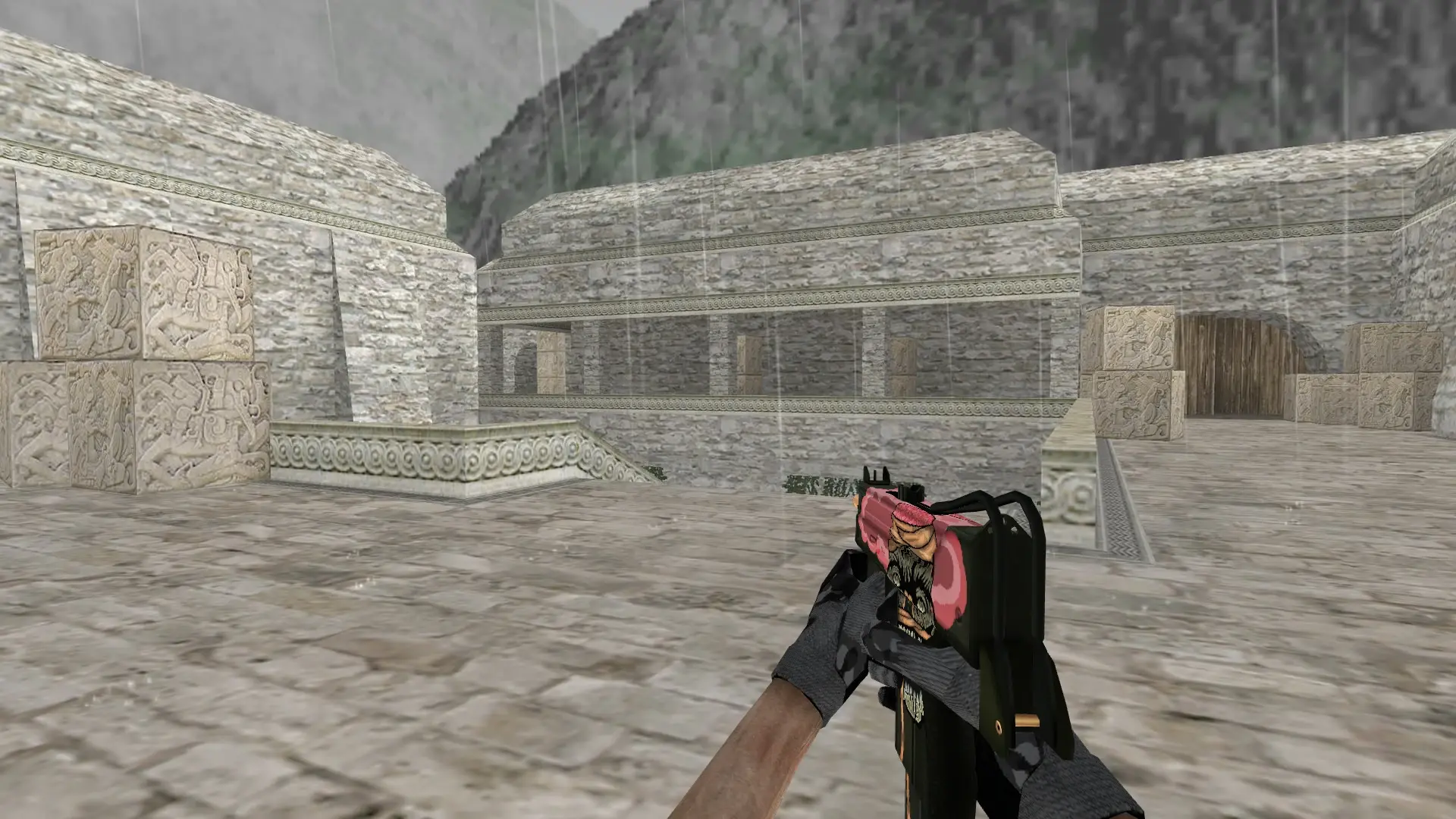 MAC-11 Curse — de_aztec (first person)