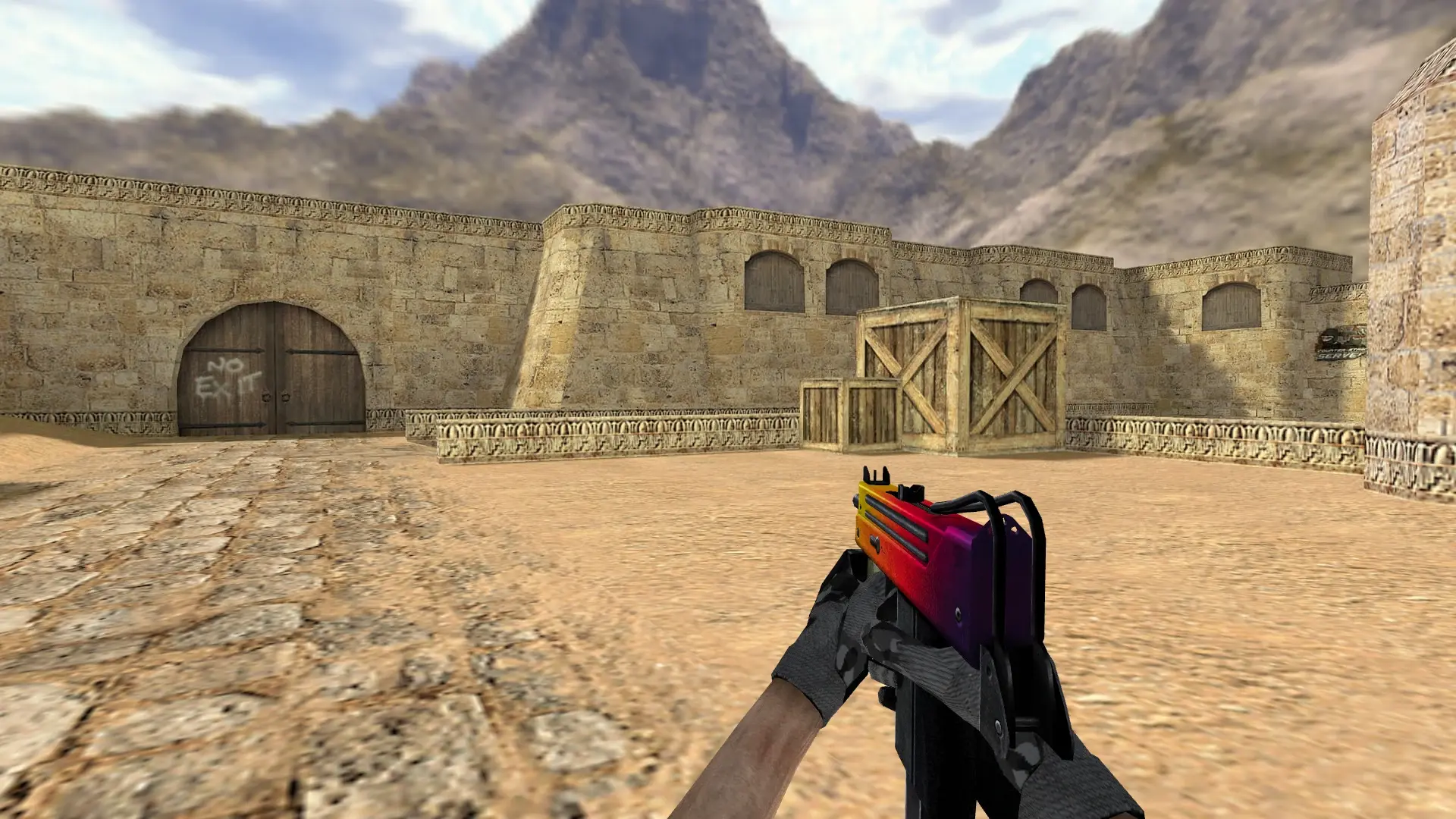 MAC-11 Fade — de_dust2 (first person)