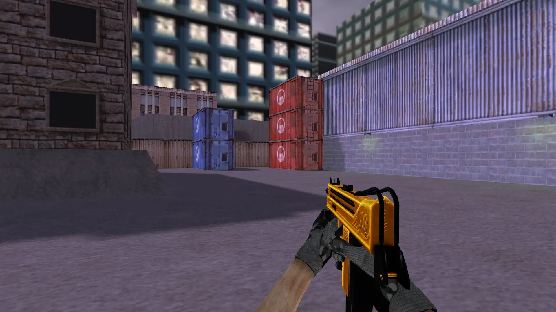 MAC-11 Fold — cs_assault (first person)