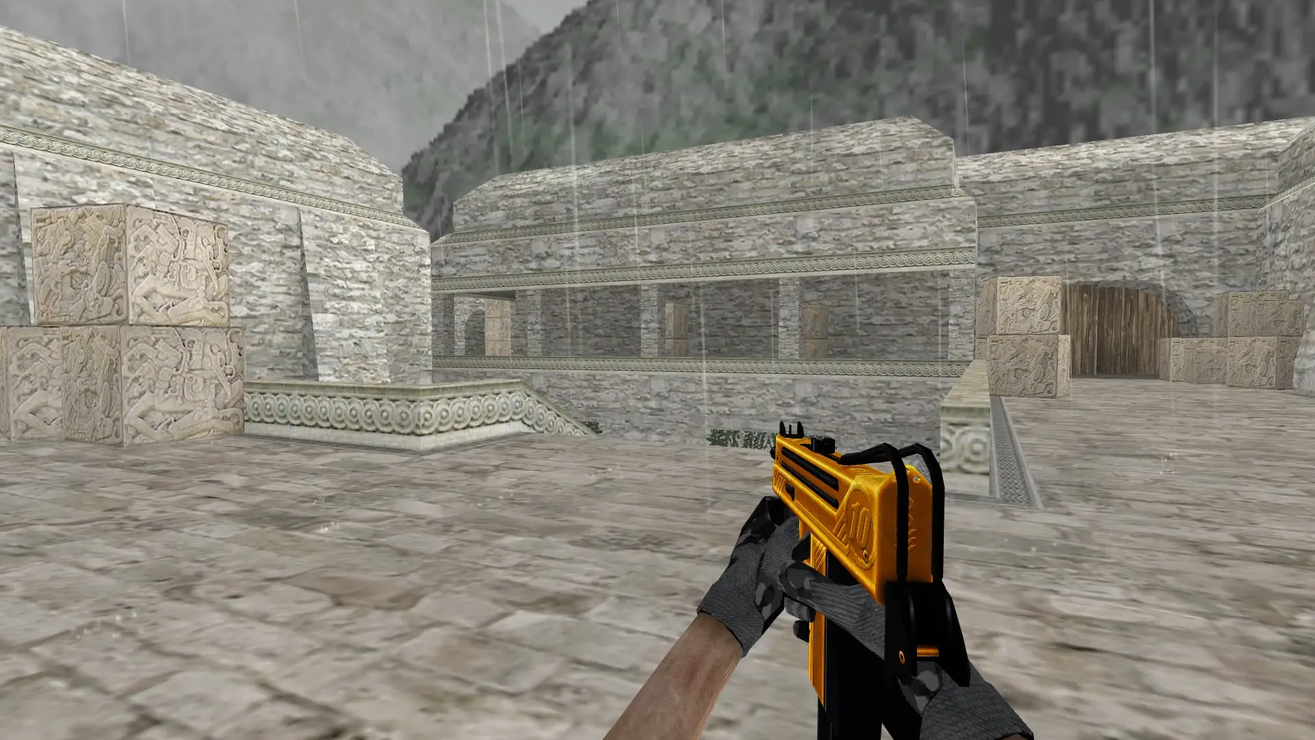 MAC-11 Fold — de_aztec (first person)