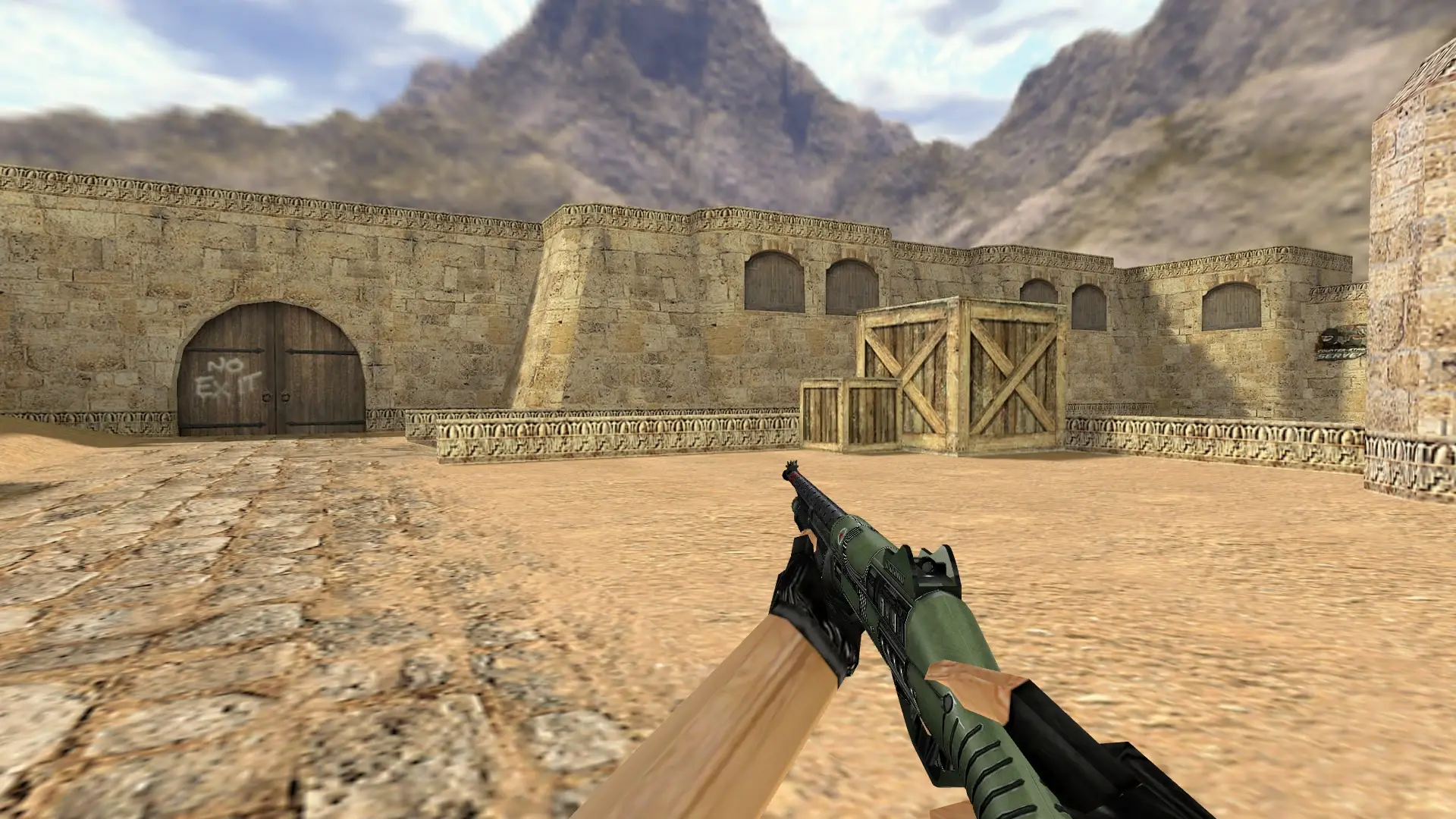 Nova Juggernaut Green — de_dust2 (first person)