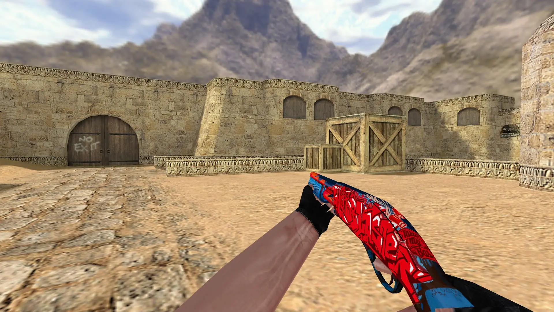 Sawed-Off Ghetto Blaster — de_dust2 (first person)