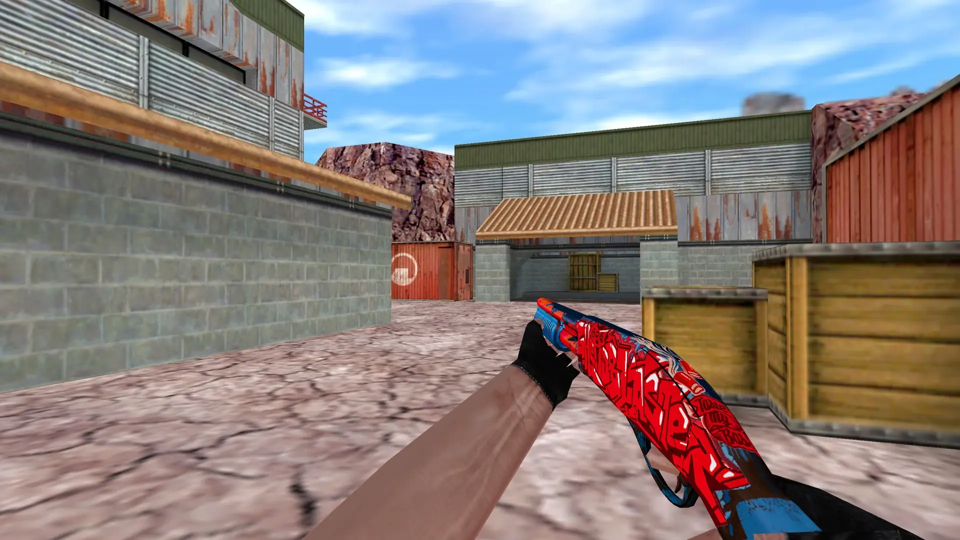 Sawed-Off Ghetto Blaster — de_nuke (first person)