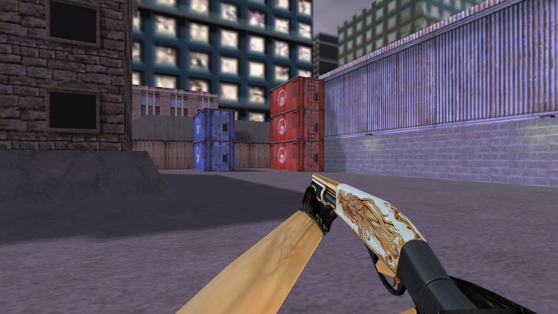 Sawed-Off Gray Phoenix — cs_assault (first person)
