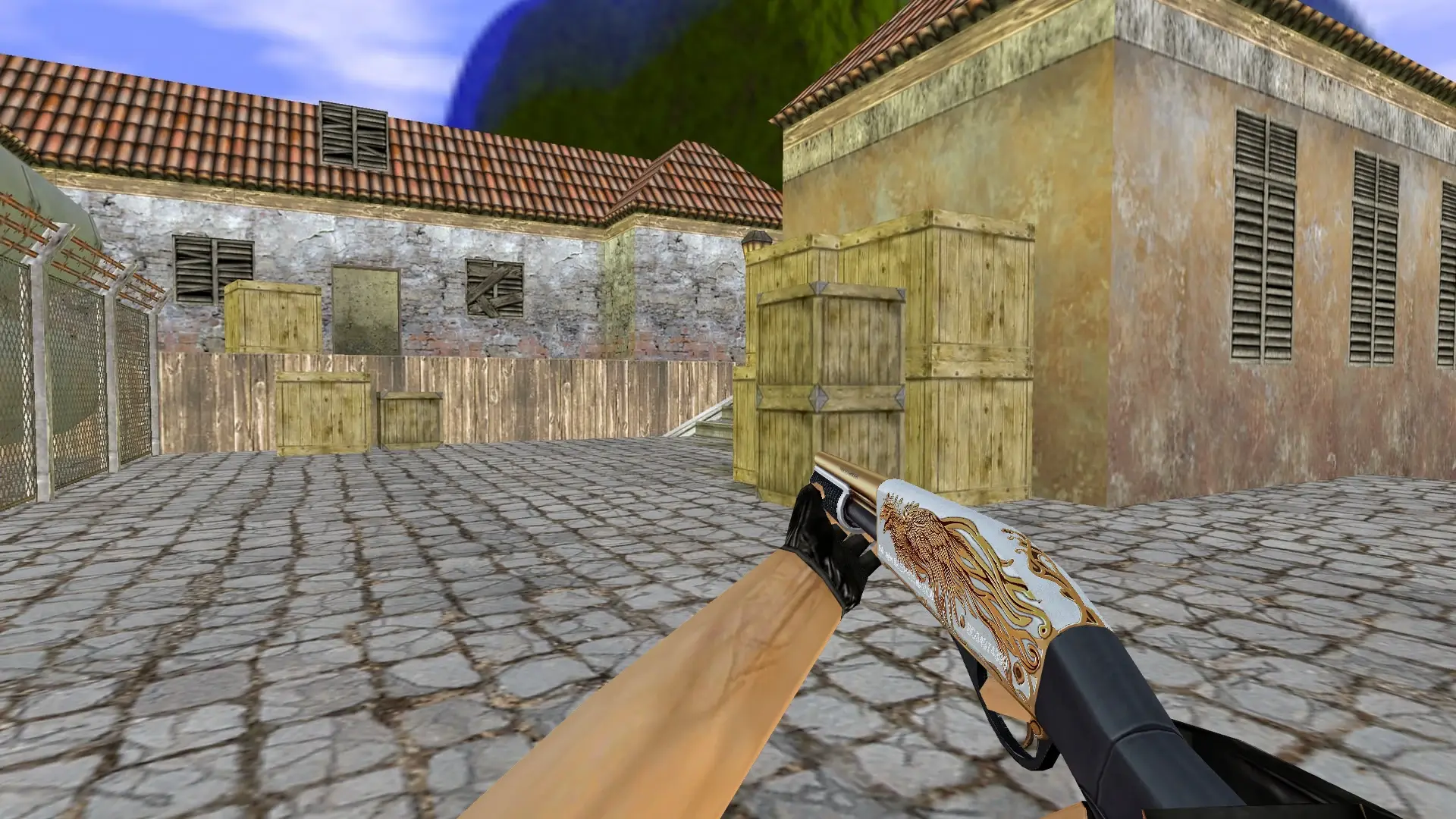 Sawed-Off Gray Phoenix — de_inferno (first person)