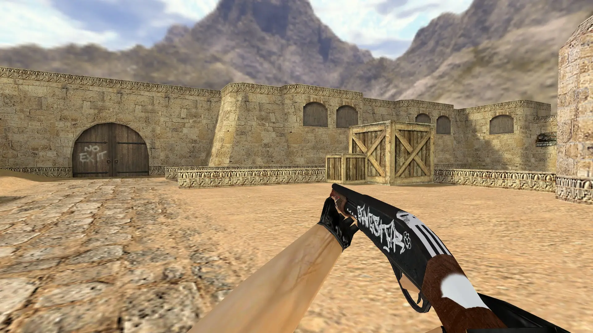 M3: Gangstar — de_dust2 (first person)