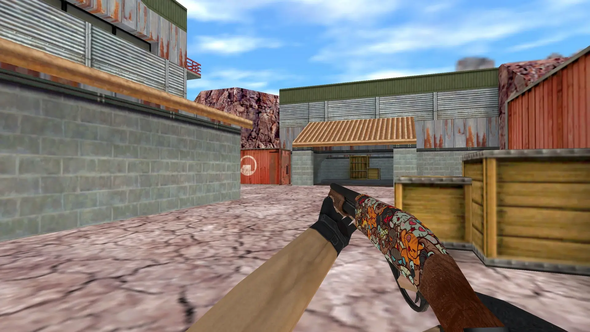 Sawed-Off PAW — de_nuke (first person)