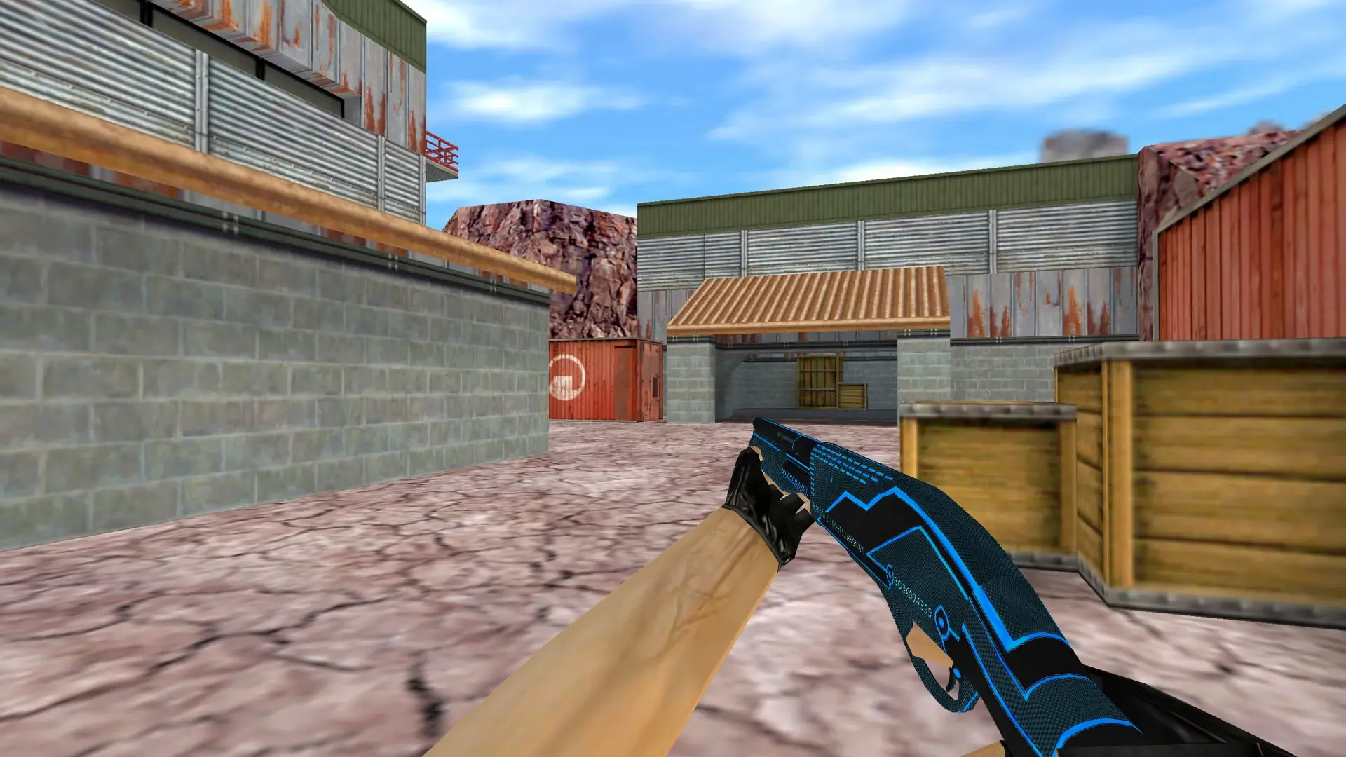 Sawed-Off Plasmax — de_nuke (first person)
