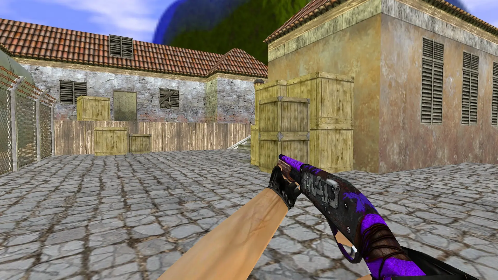 Sawed-Off Purple Maniac — de_inferno (first person)
