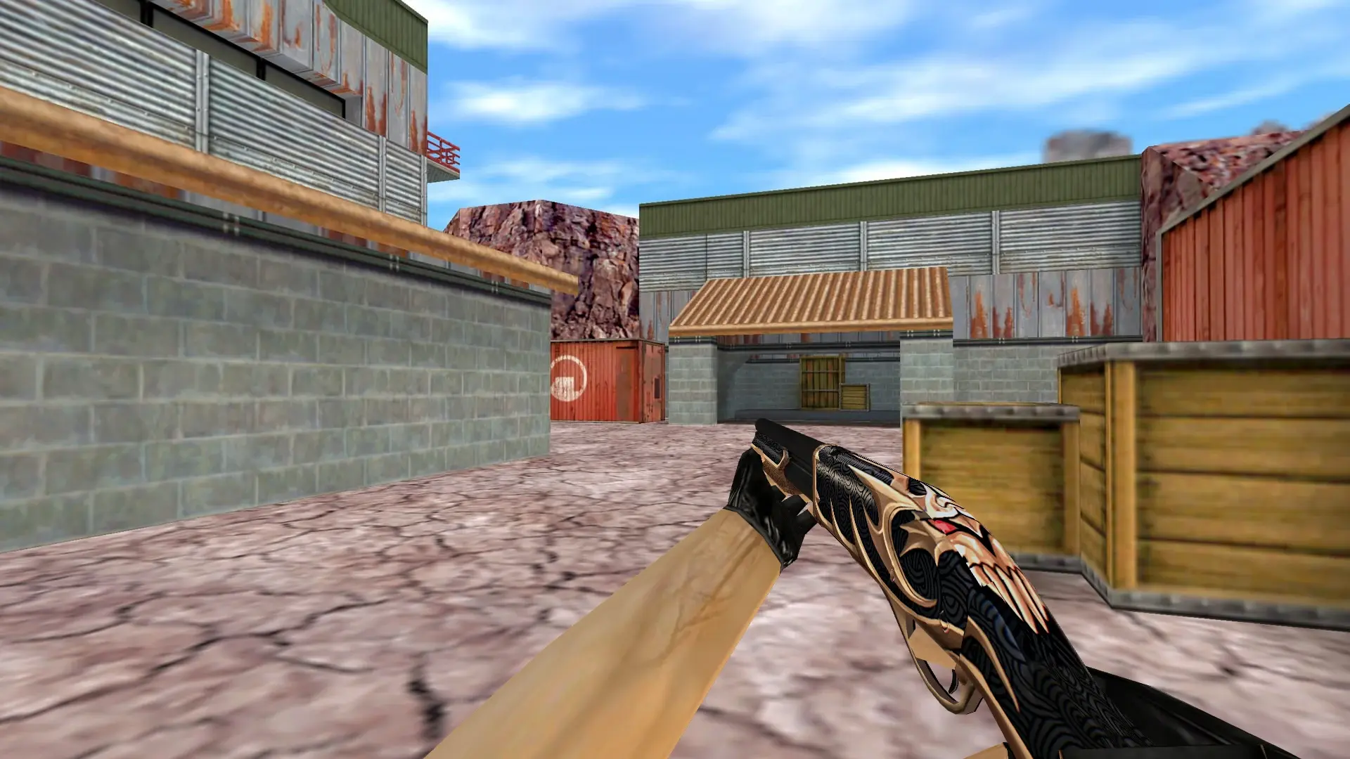 Sawed-Off Ragnarok — de_nuke (first person)