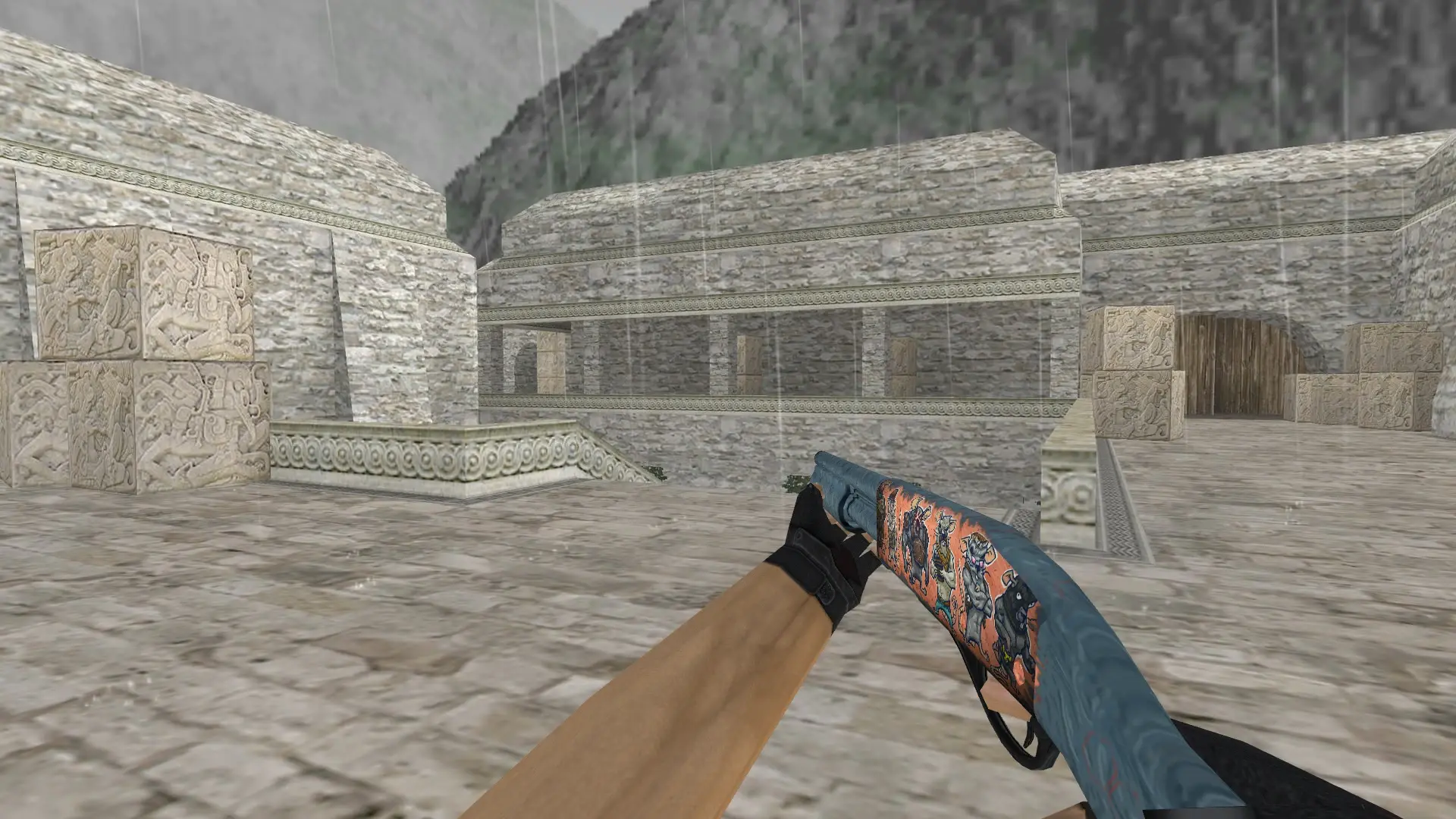 Sawed-Off Rat — de_aztec (first person)