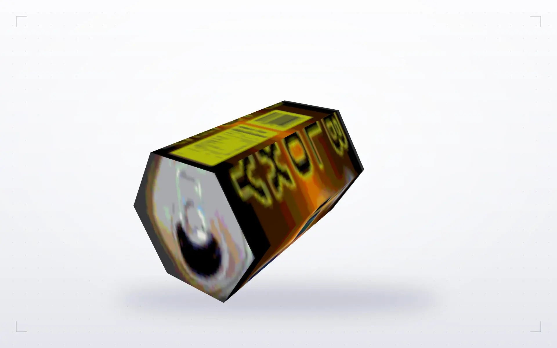 Bloxy Cola Grenade — top view