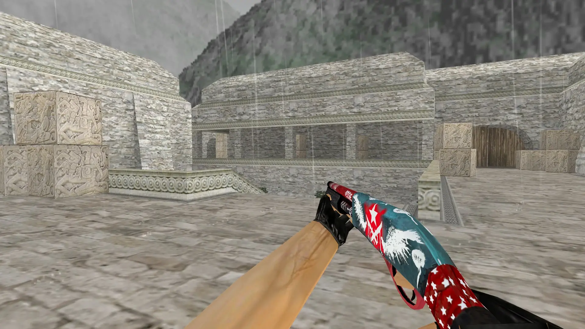 Sawed-Off Rise — de_aztec (first person)