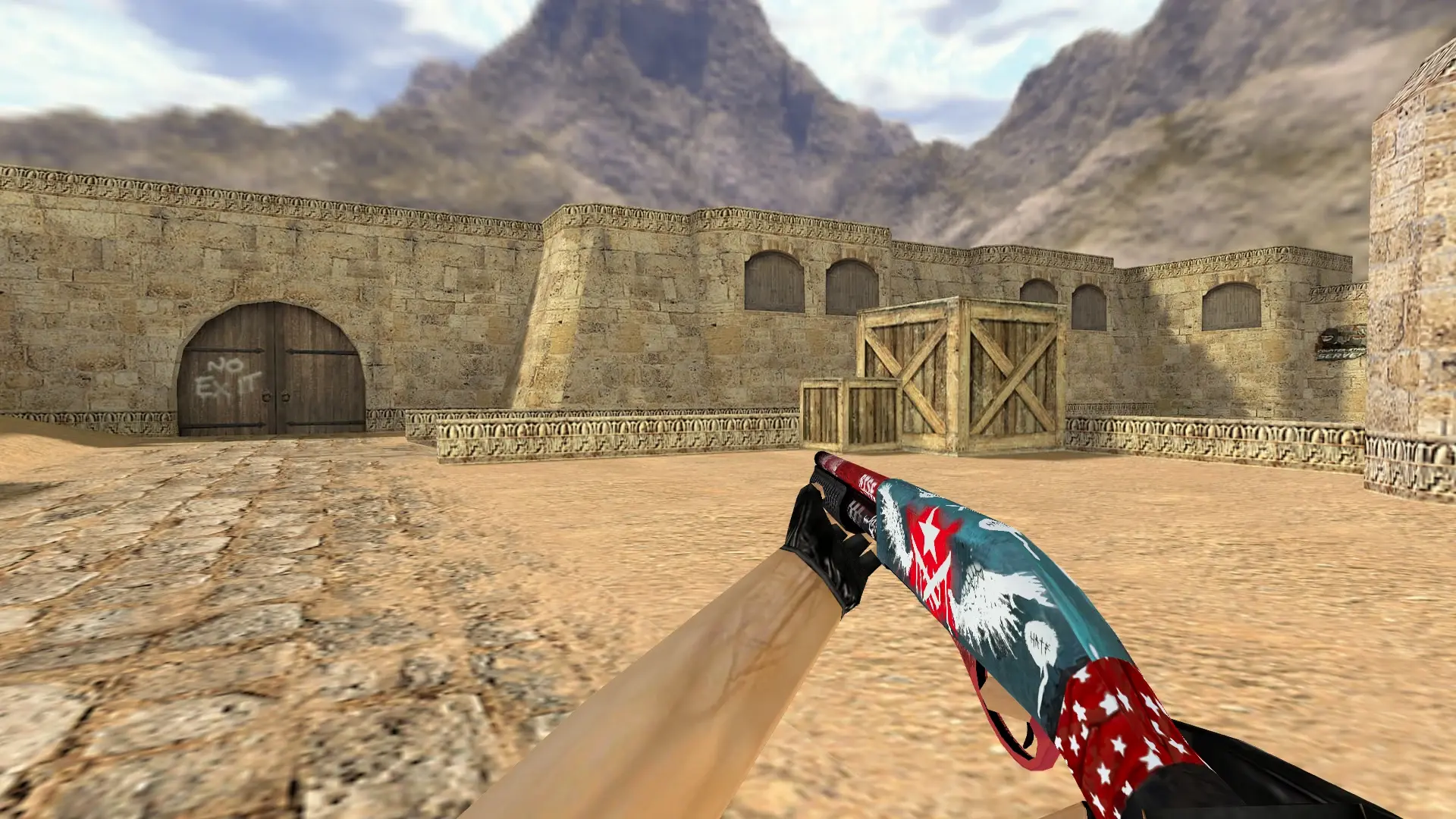 Sawed-Off Rise — de_dust2 (first person)