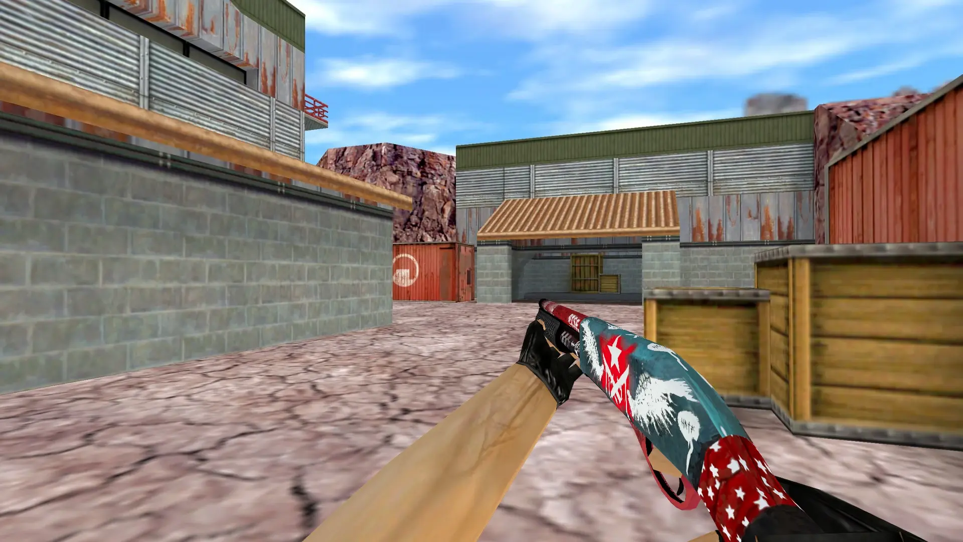 Sawed-Off Rise — de_nuke (first person)