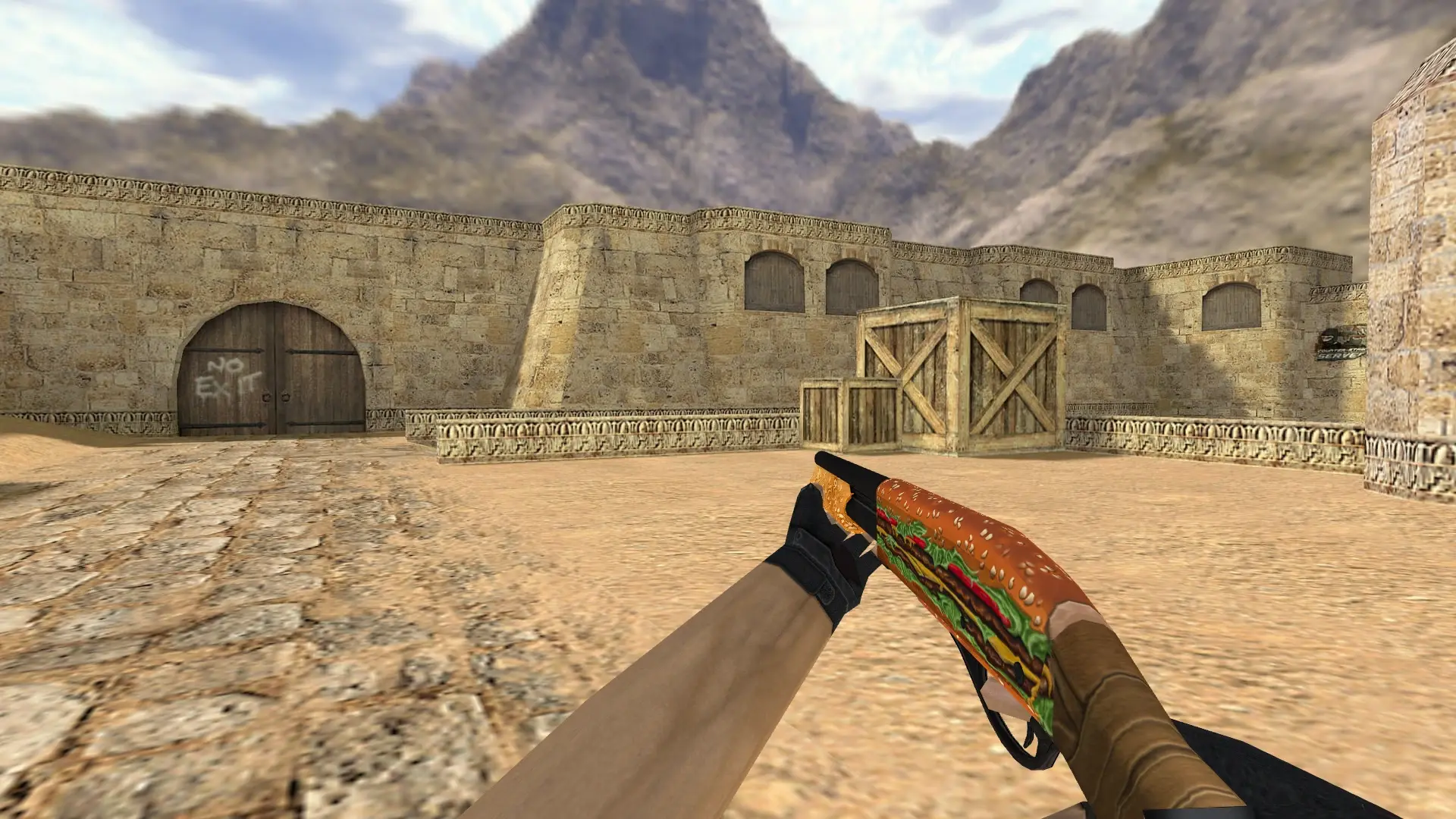 Sawed-Off Sandwich — de_dust2 (first person)