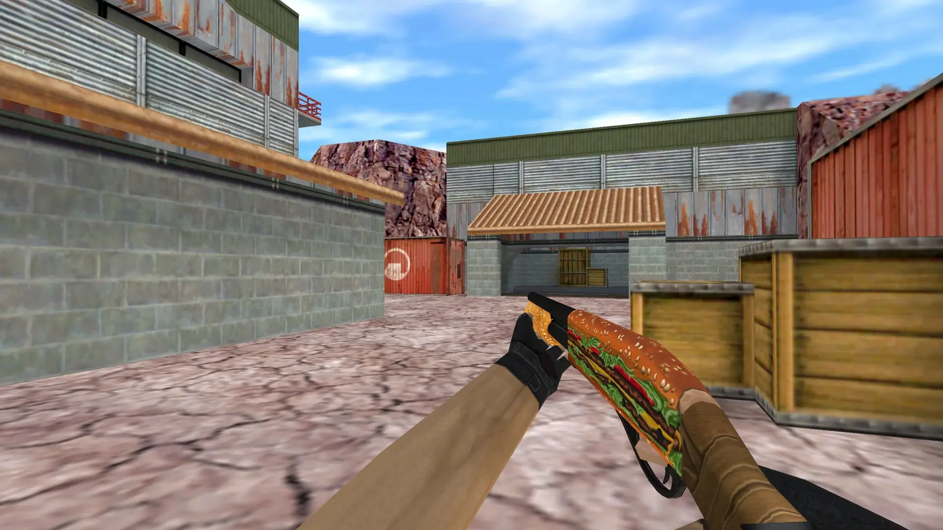Sawed-Off Sandwich — de_nuke (first person)