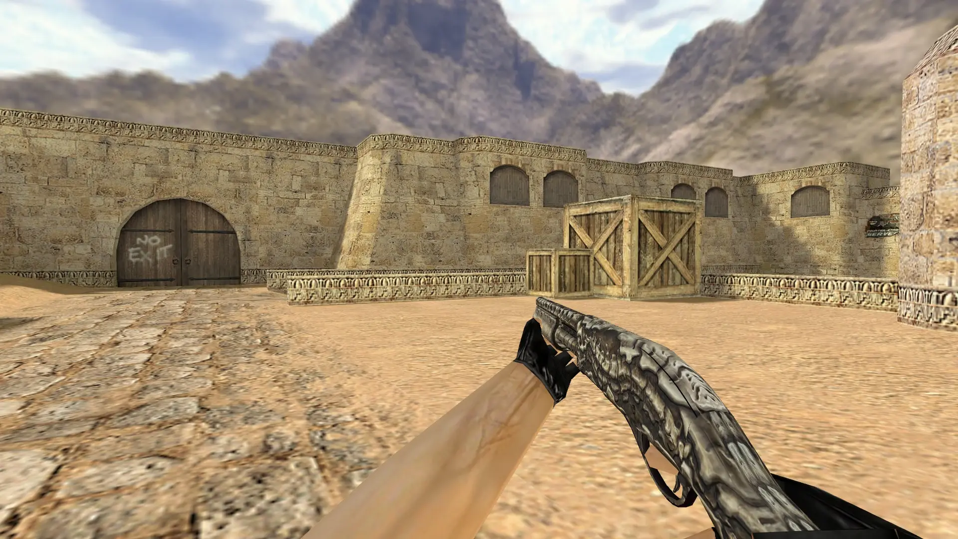 Sawed-Off Sci Fi Tech — de_dust2 (first person)