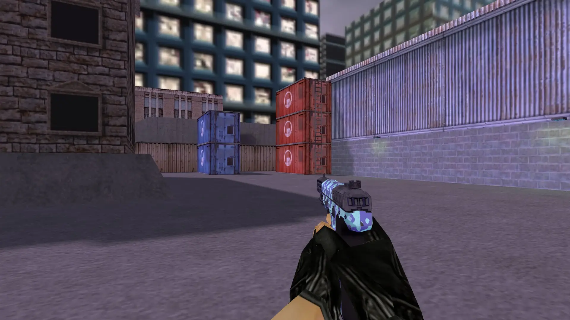 Five-SeveN Desert Camo Blue — cs_assault (first person)