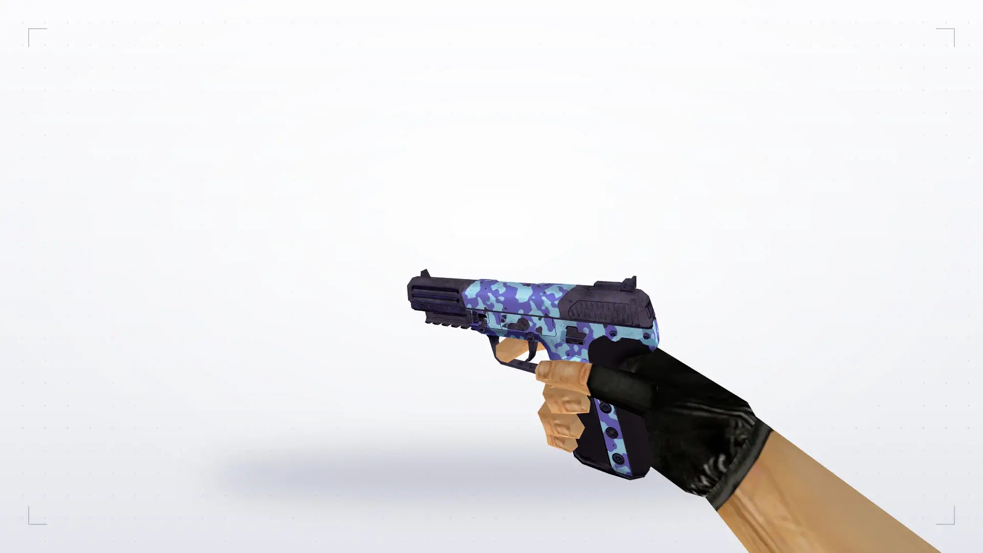 Five-SeveN Desert Camo Blue — first person