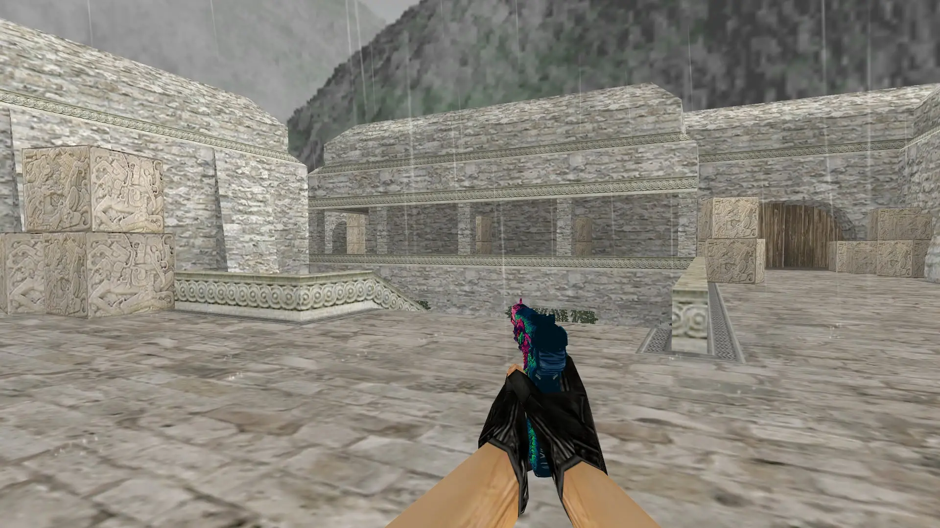 Five-SeveN | Hyper Beast — de_aztec (first person)