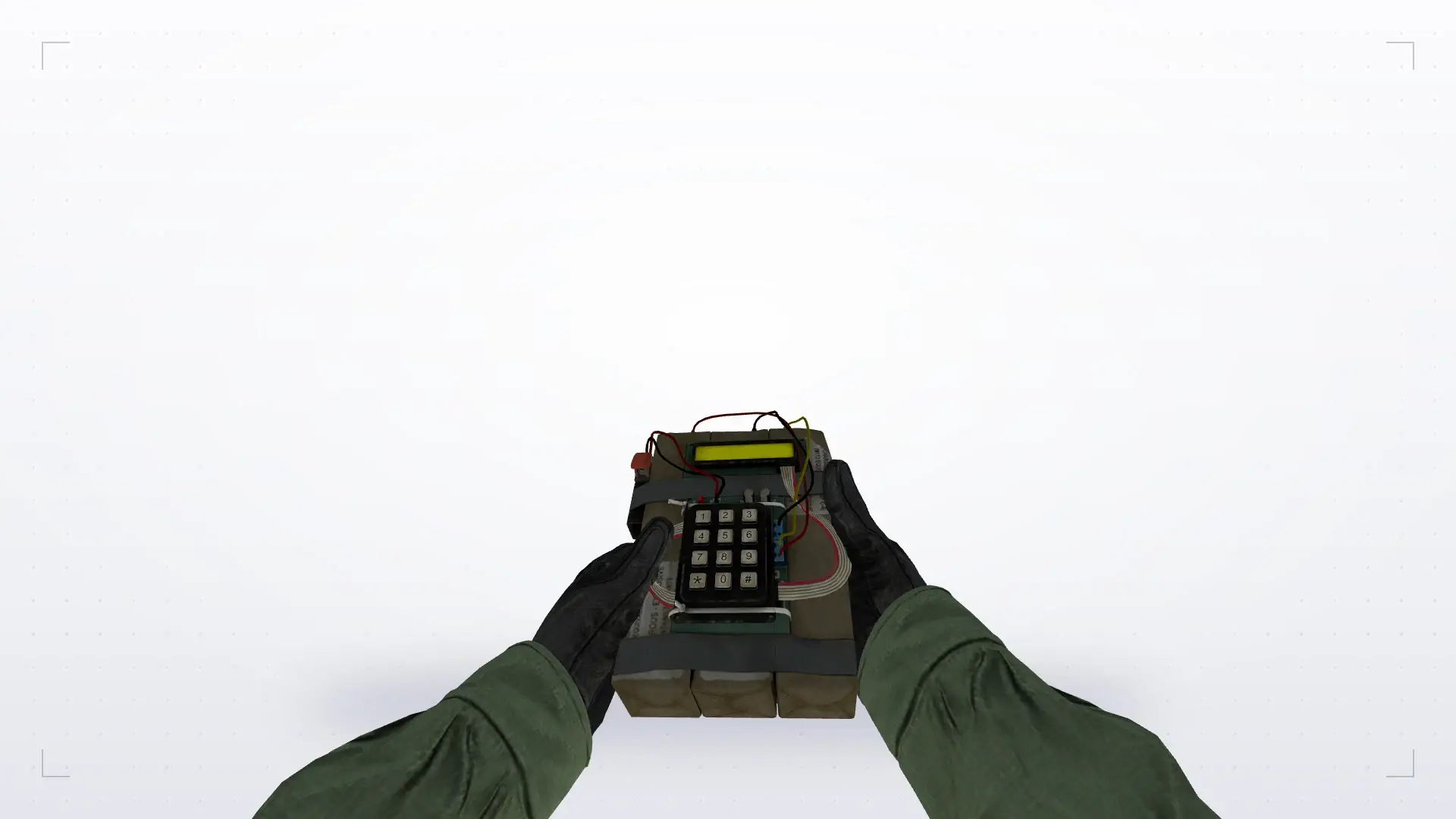 CS:GO C4 with HD Arms — first person