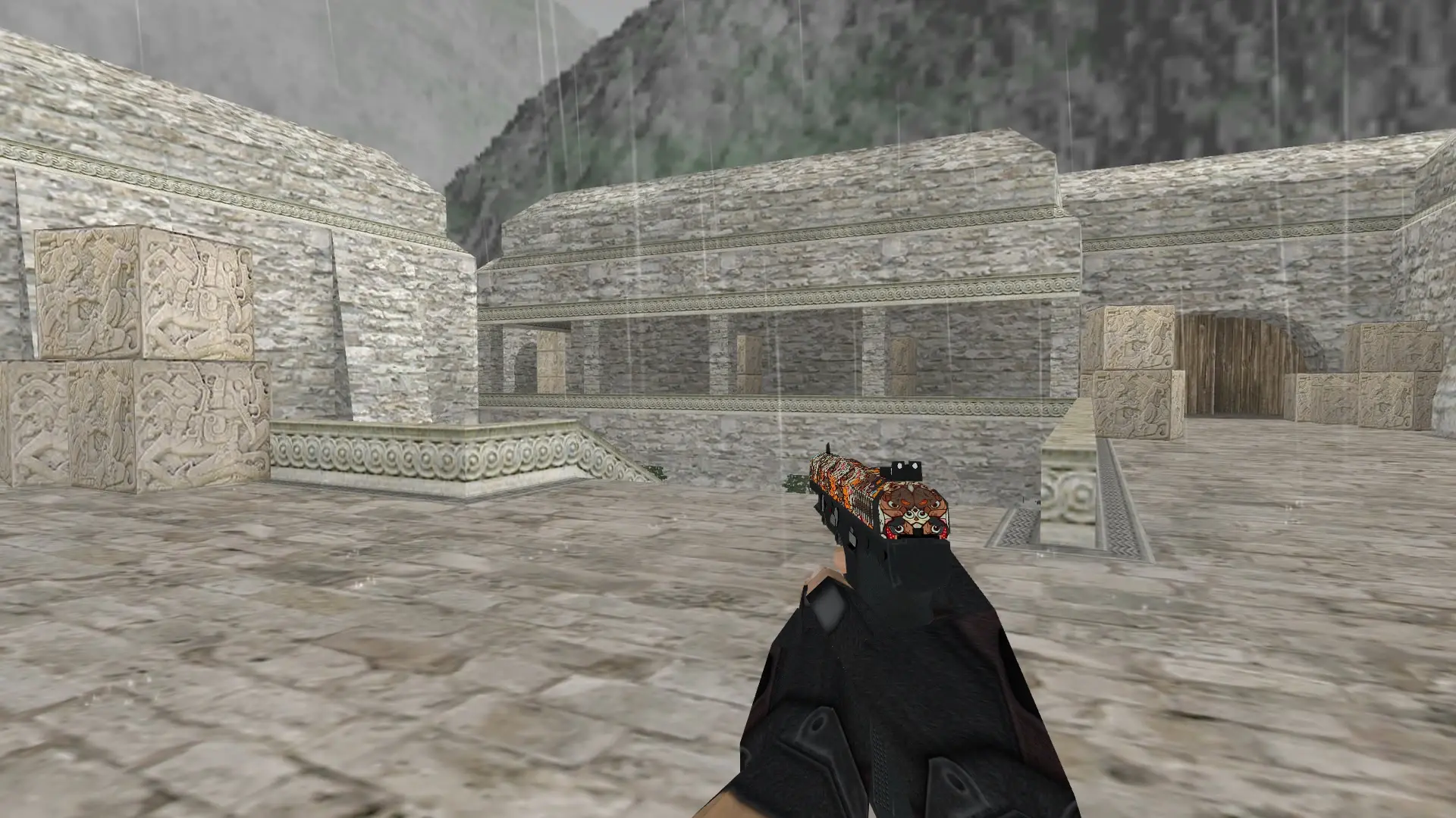 Five-SeveN Paws — de_aztec (first person)