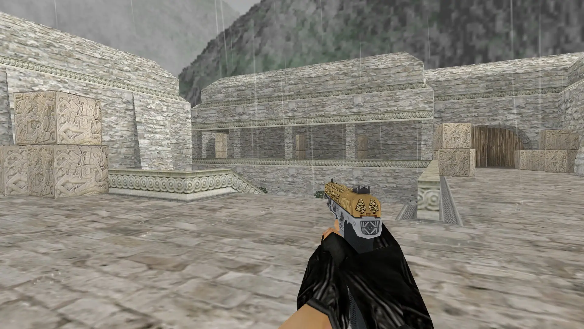 Five-SeveN Royal Gold — de_aztec (first person)