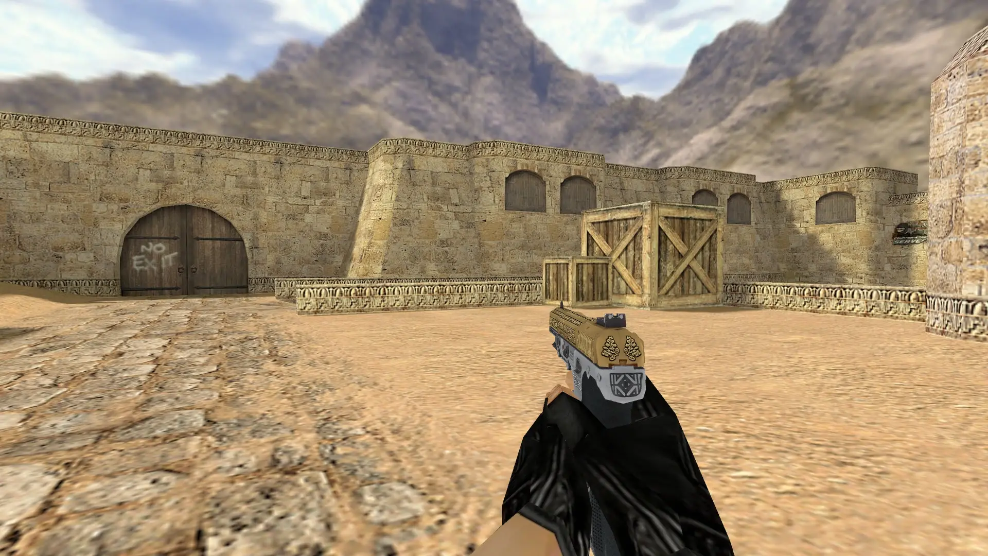 Five-SeveN Royal Gold — de_dust2 (first person)