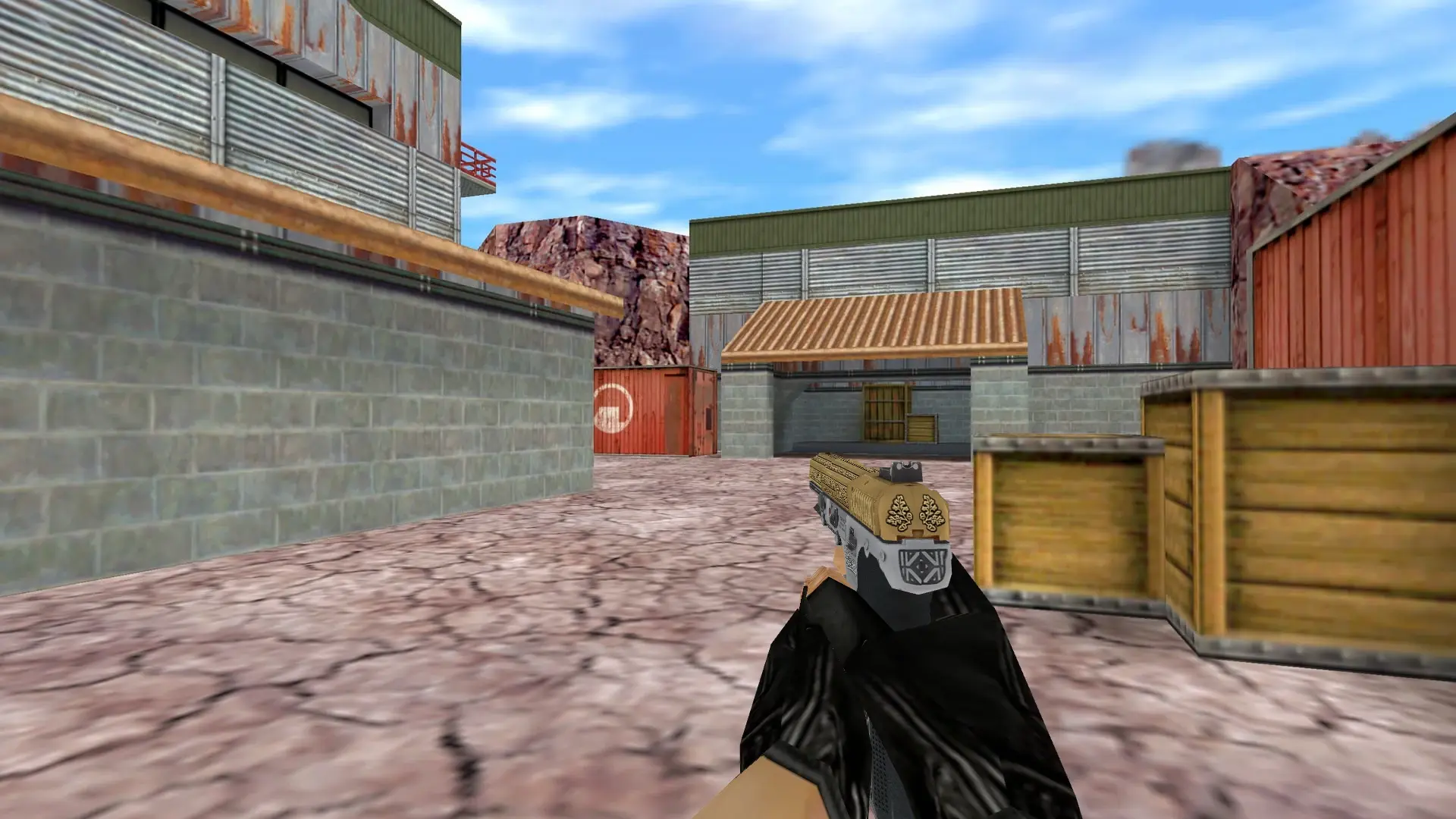 Five-SeveN Royal Gold — de_nuke (first person)