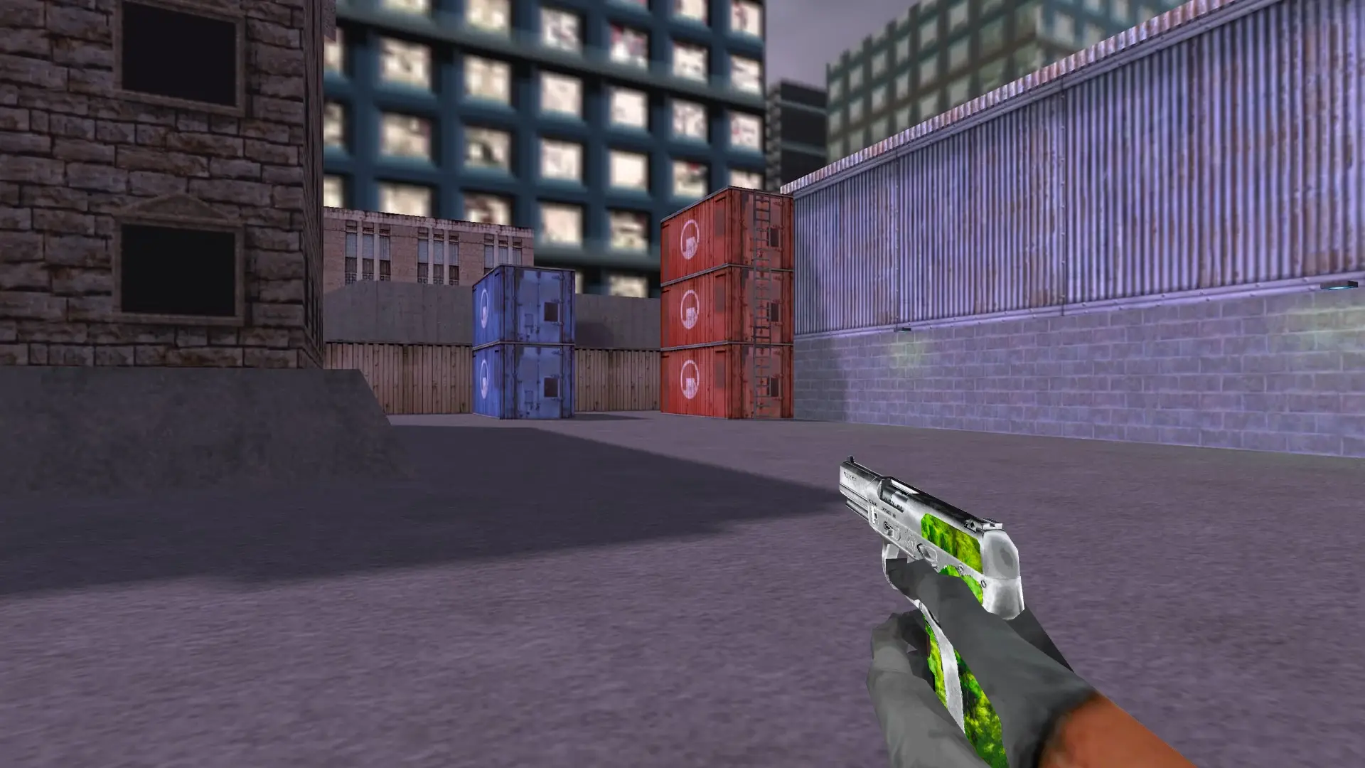 Five-SeveN Silver Leaf — cs_assault (first person)