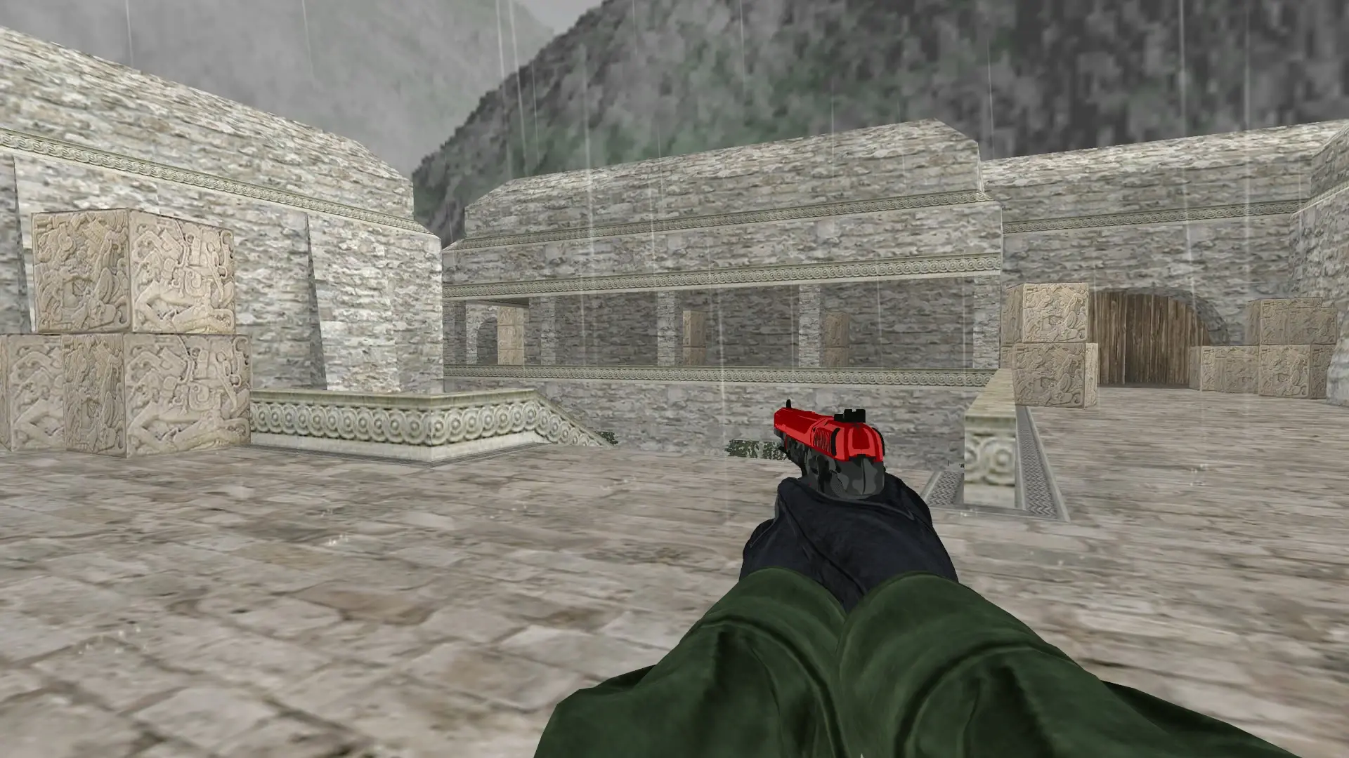 Five-SeveN | Urban Hazard — de_aztec (first person)