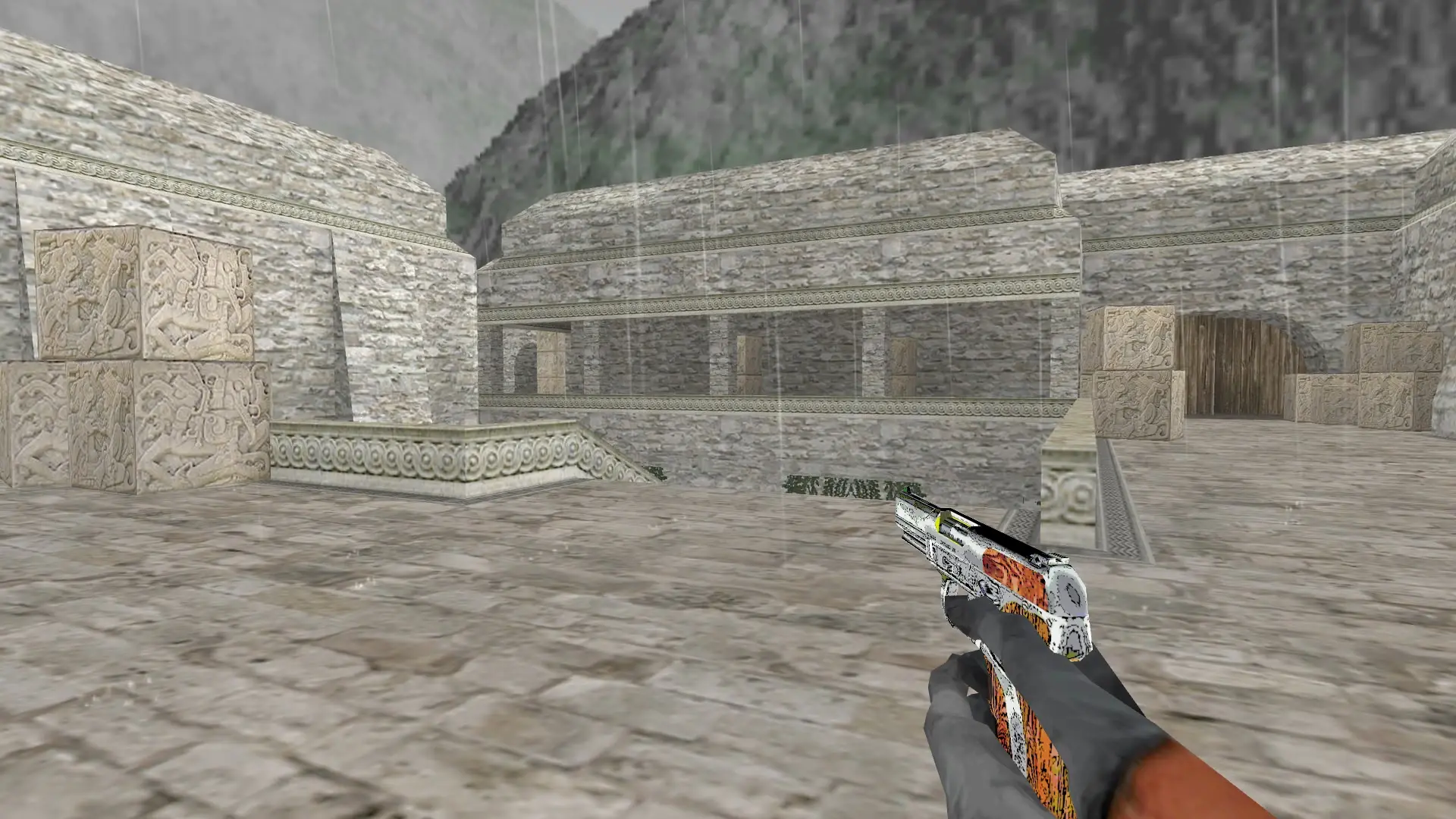 Five-SeveN 8-bit — de_aztec (first person)