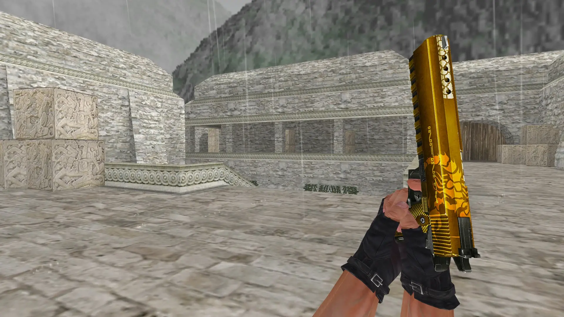 Infinity Golden Scorpion — de_aztec (first person)