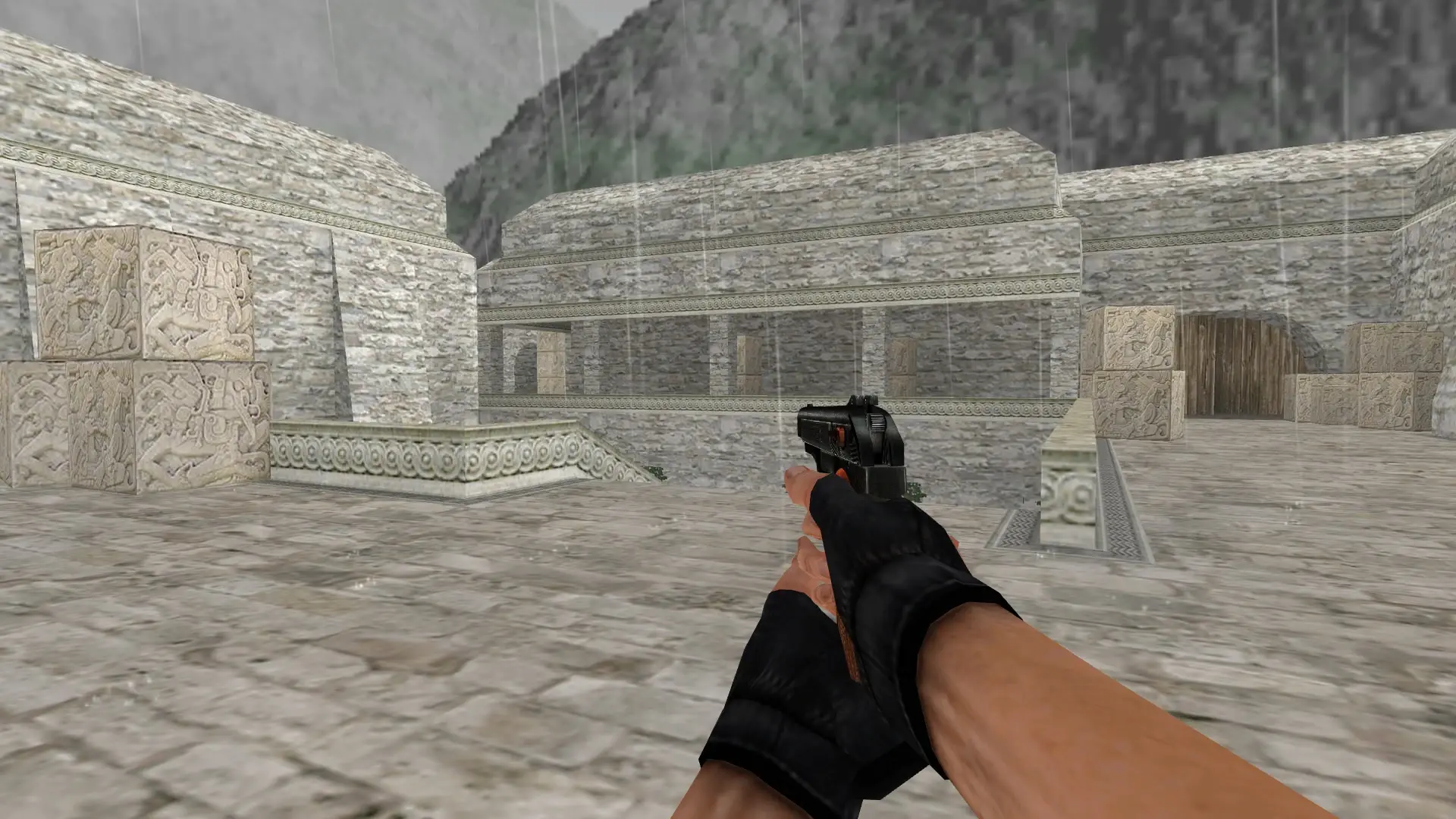 Stechkin APS — de_aztec (first person)