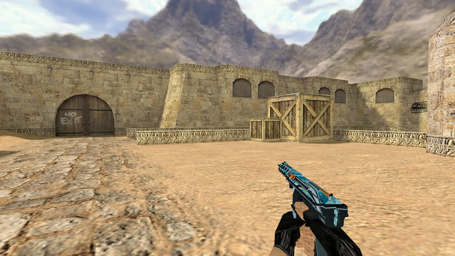 TEC-9 Avalanche — de_dust2 (first person)