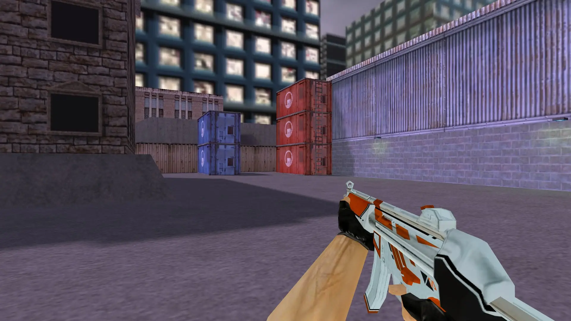 MP5 Asiimov — cs_assault (first person)