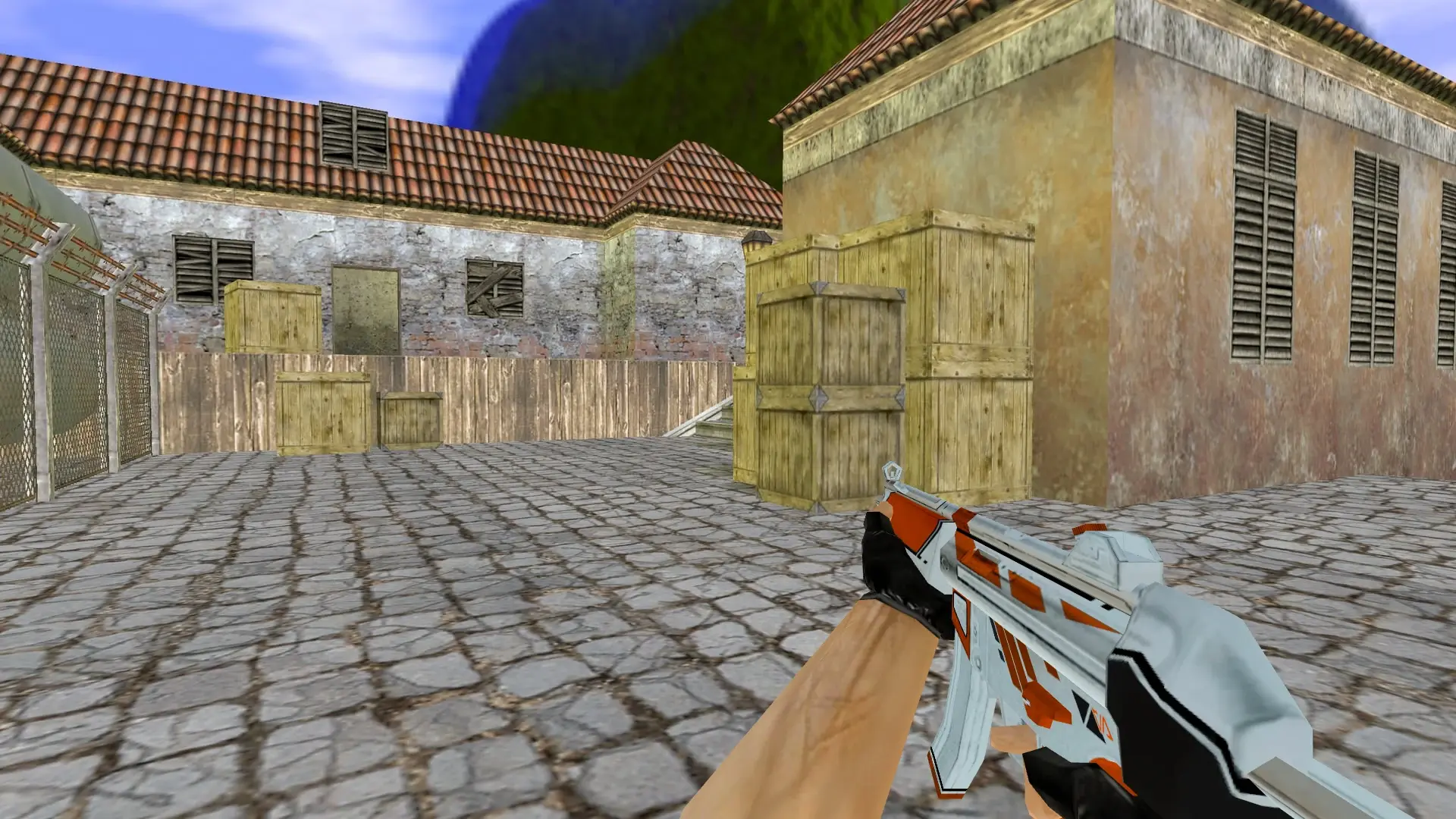 MP5 Asiimov — de_inferno (first person)