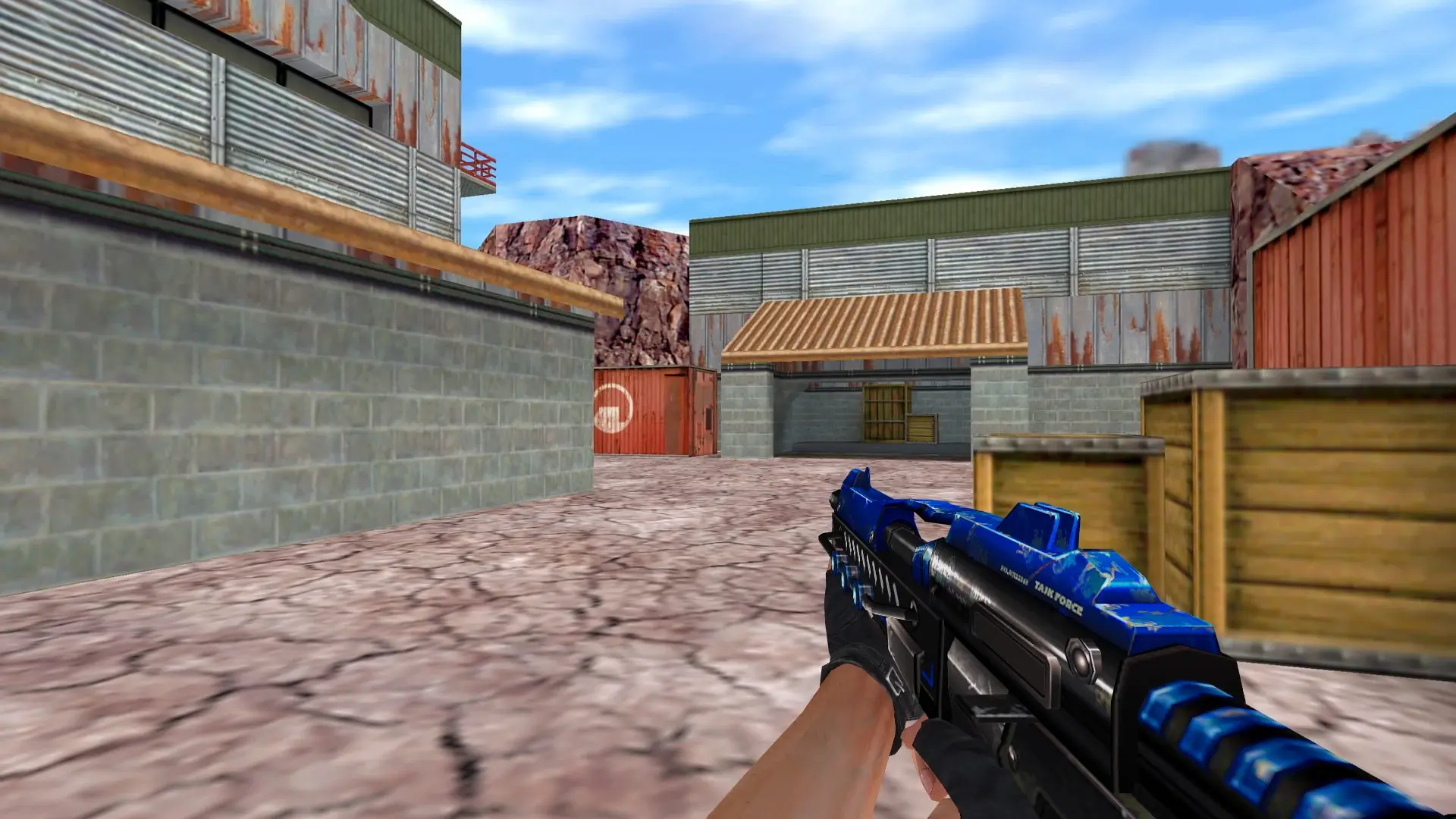 MP5 Blue Future — de_nuke (first person)