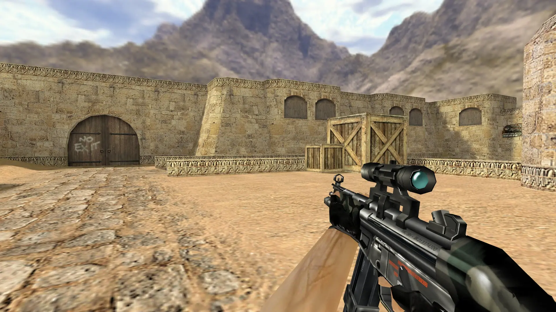 MP5 Camo — de_dust2 (first person)
