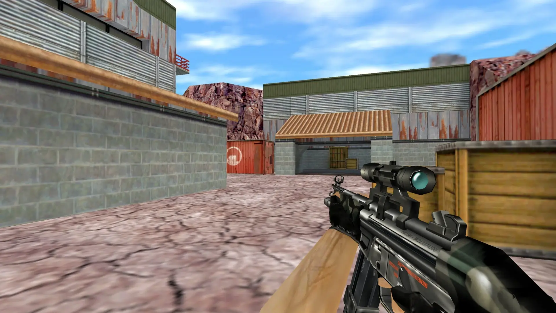 MP5 Camo — de_nuke (first person)