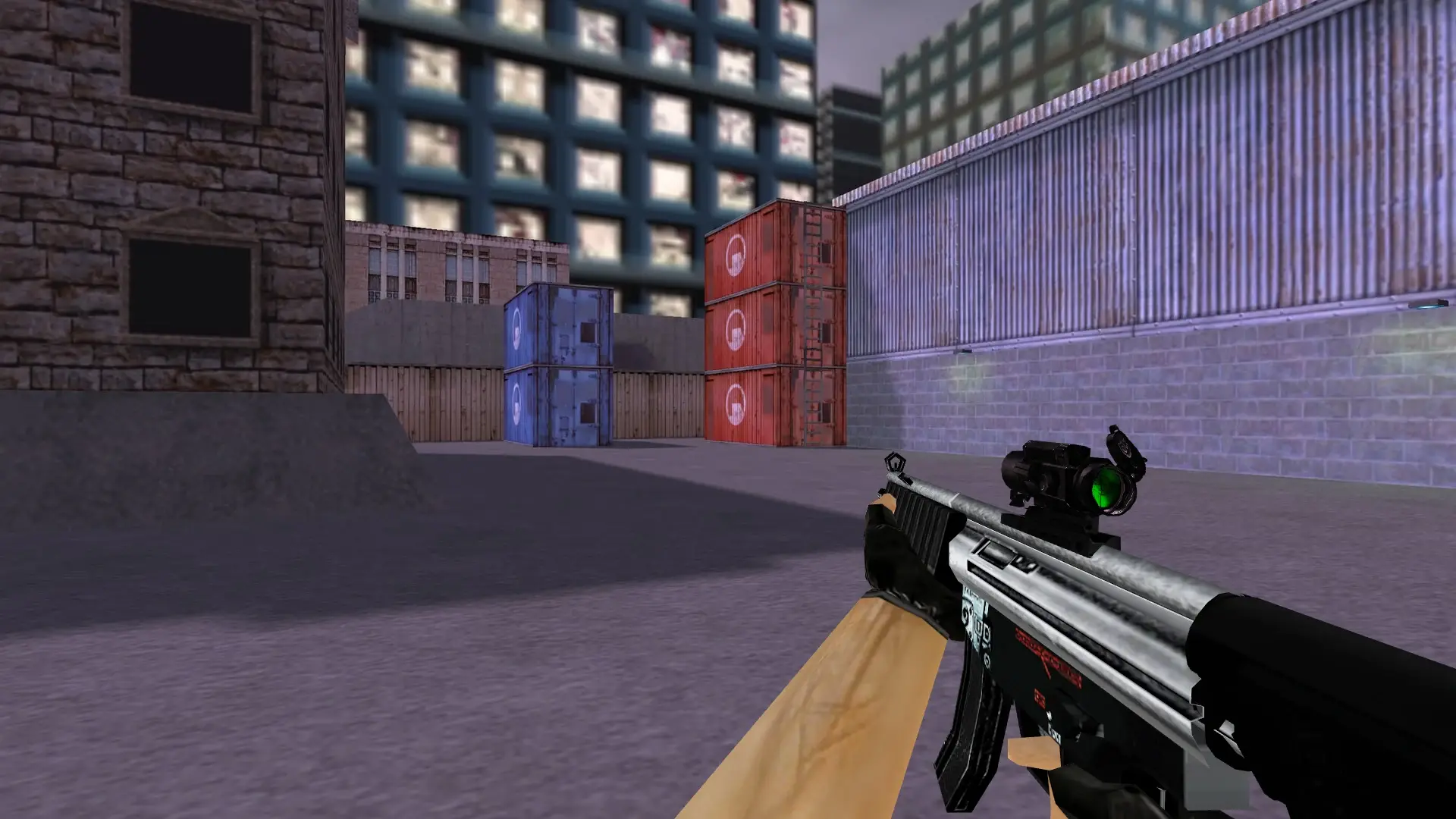 MP5 Deluxe — cs_assault (first person)