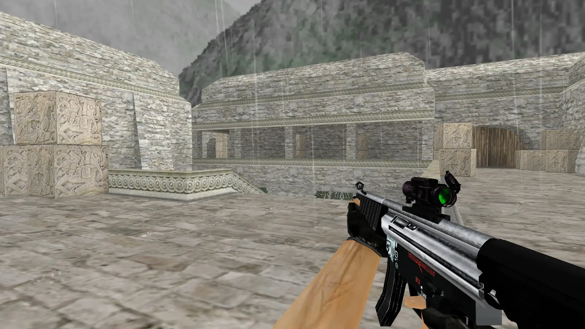 MP5 Deluxe — de_aztec (first person)