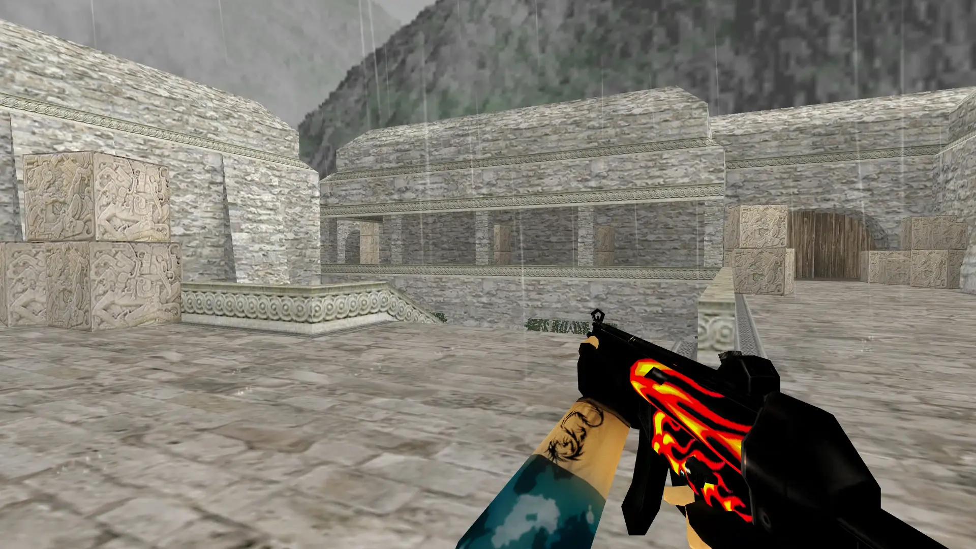 MP5 Firestyle — de_aztec (first person)