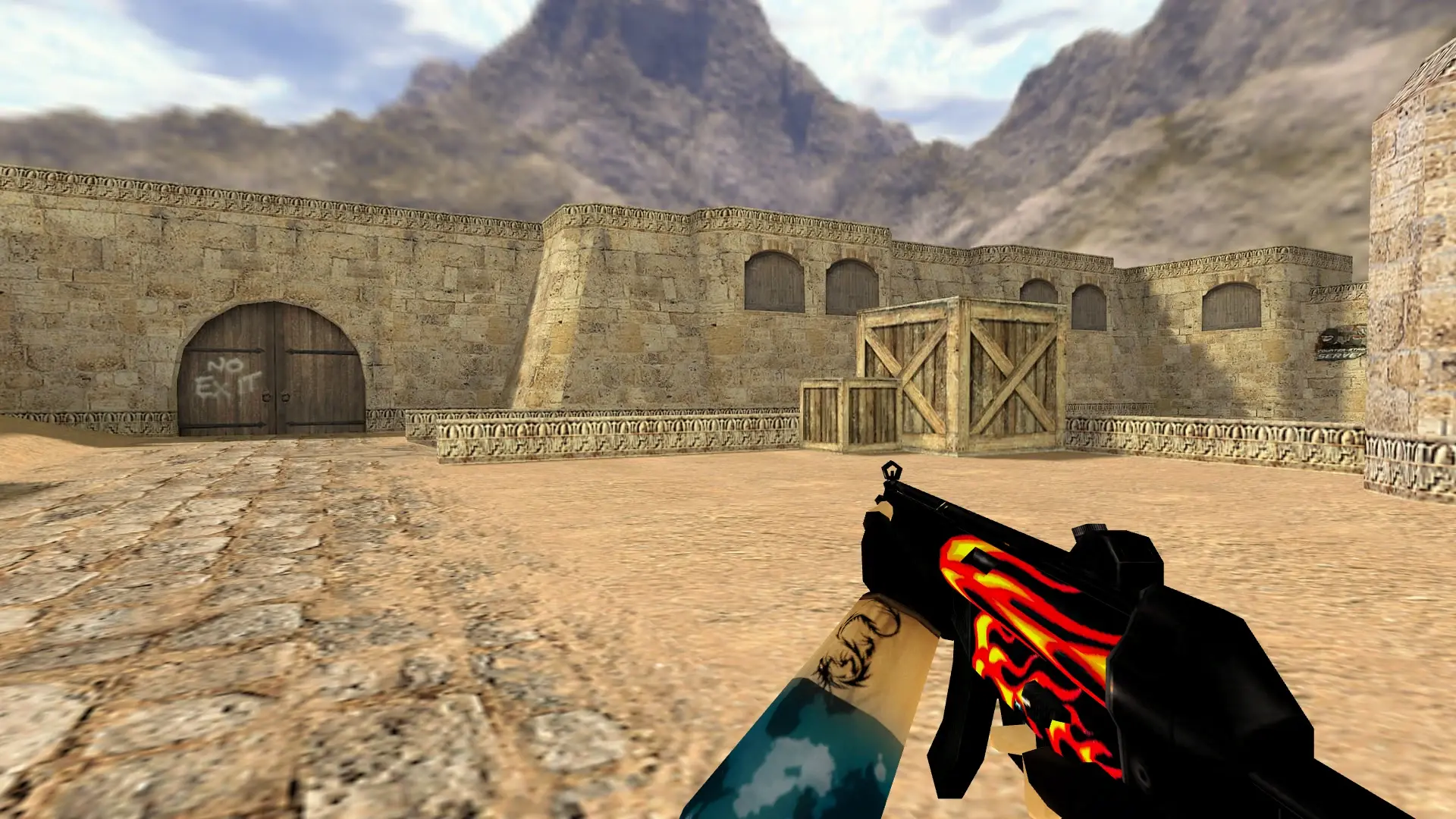 MP5 Firestyle — de_dust2 (first person)