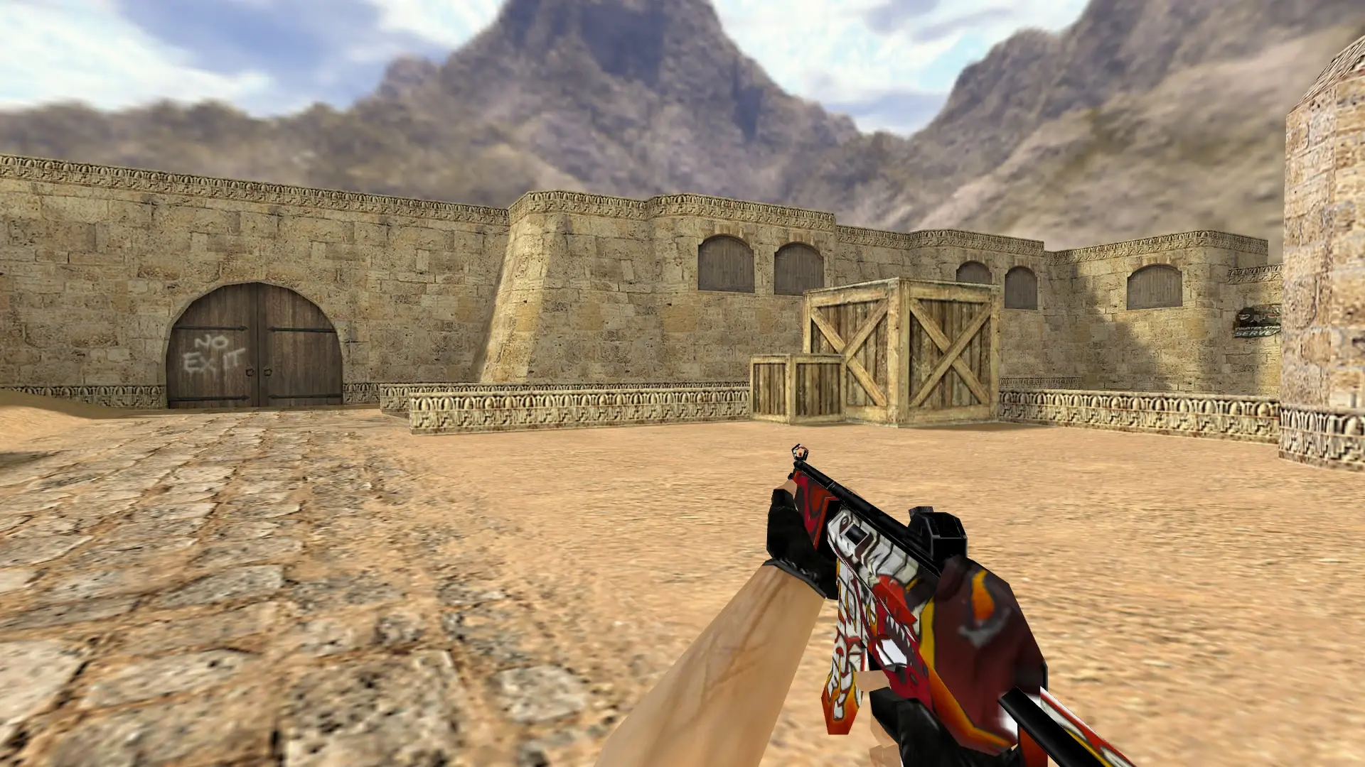 MP5 Hellfire — de_dust2 (first person)