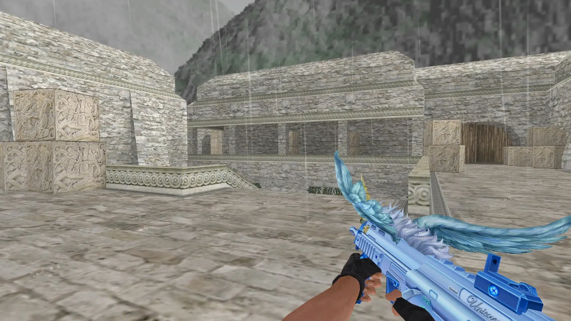 MP5 Horse Gun — de_aztec (first person)