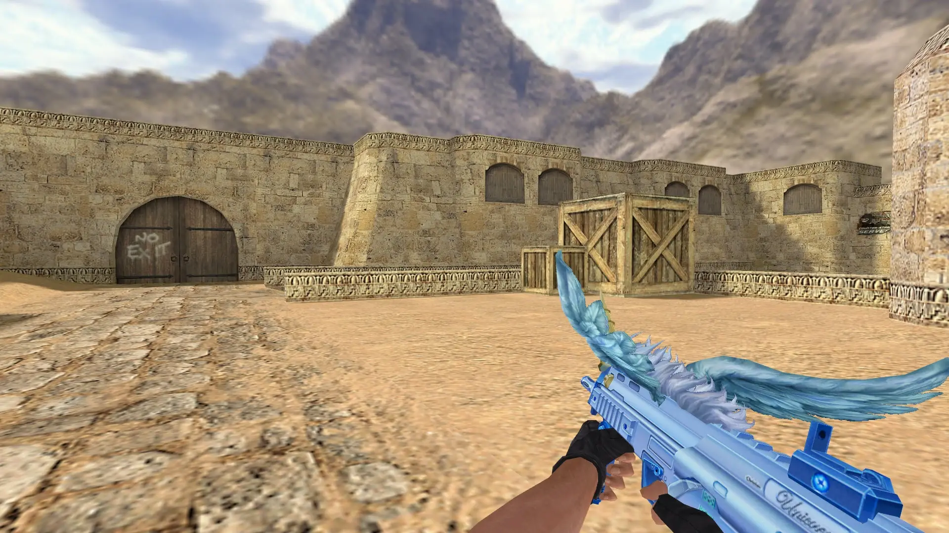 MP5 Horse Gun — de_dust2 (first person)