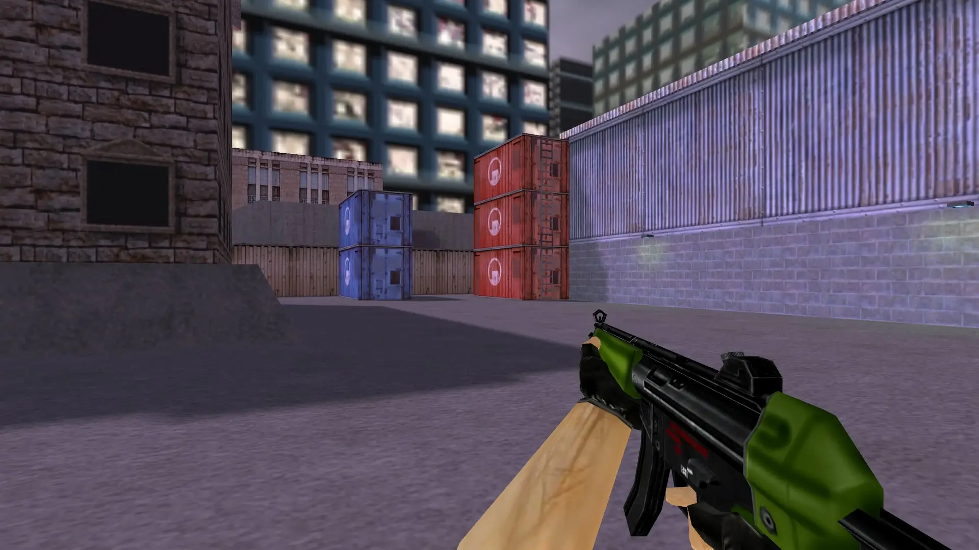 MP5 Navy Olive — cs_assault (first person)