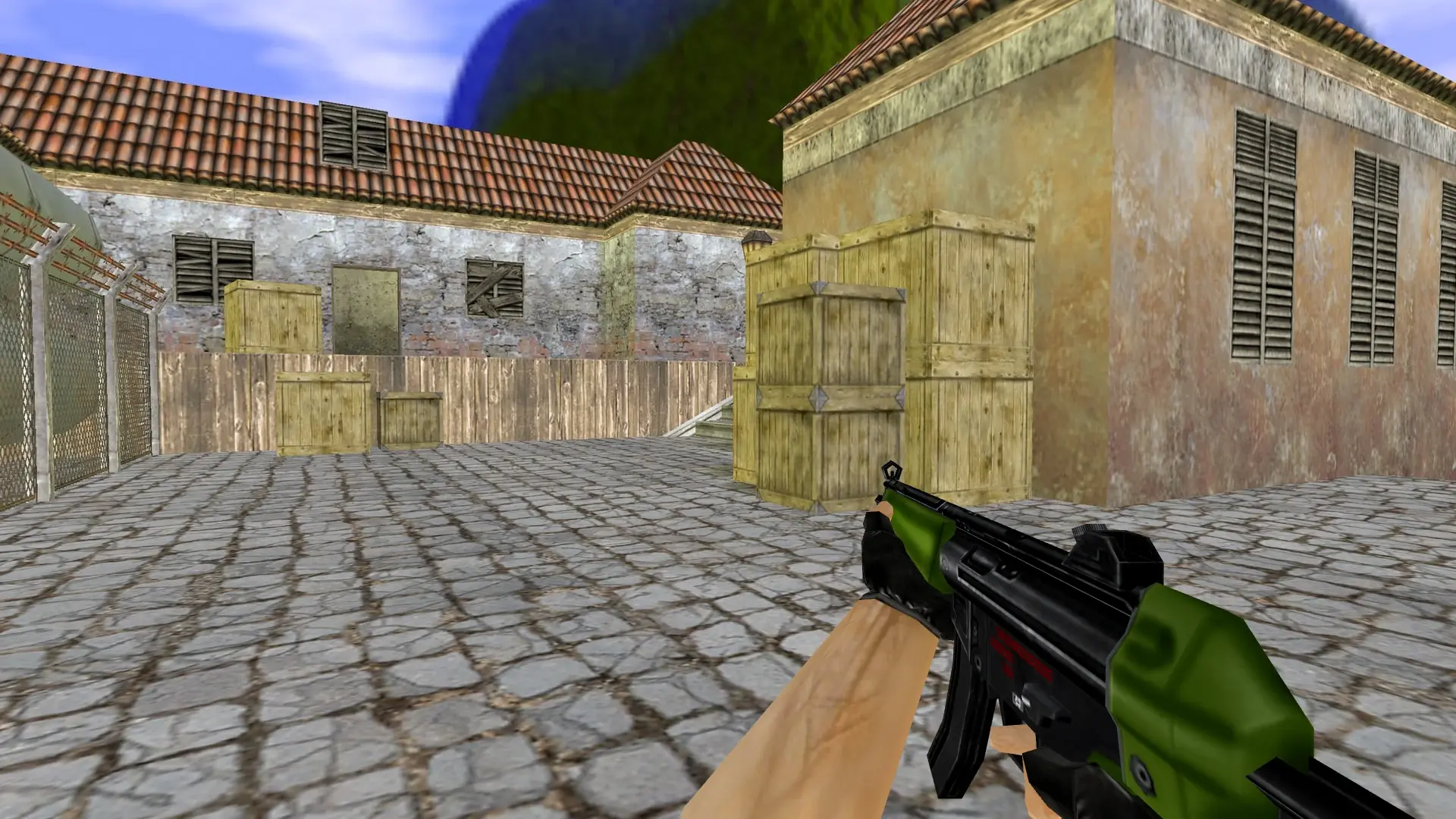 MP5 Navy Olive — de_inferno (first person)